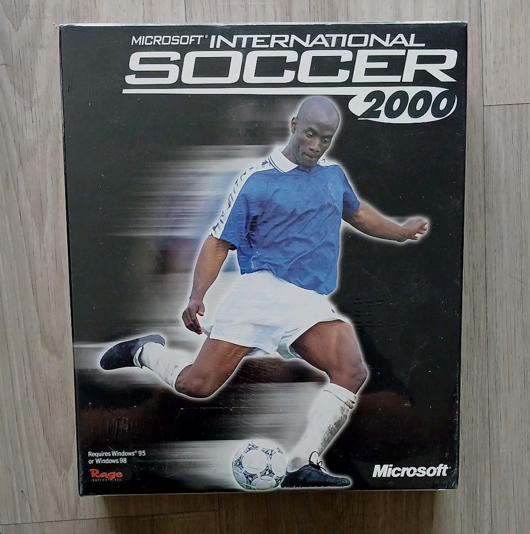 Microsoft International Soccer 2000 – New Sealed Large Retail Box – PC CD-ROM