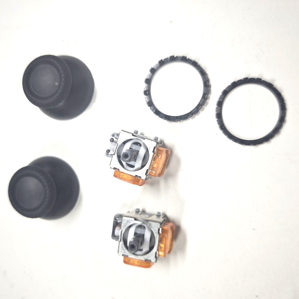 3Sets For PS5 Joystick Upgrade Anti Drift TMR Joysticks Thumbrigs And Rings USA
