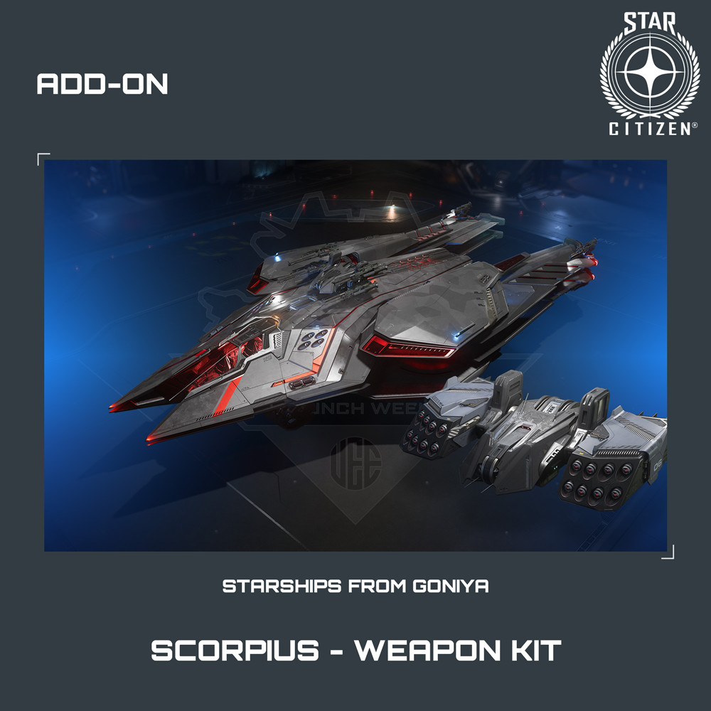 STAR CITIZEN – ADD-ONS – SCORPIUS – WEAPON KIT