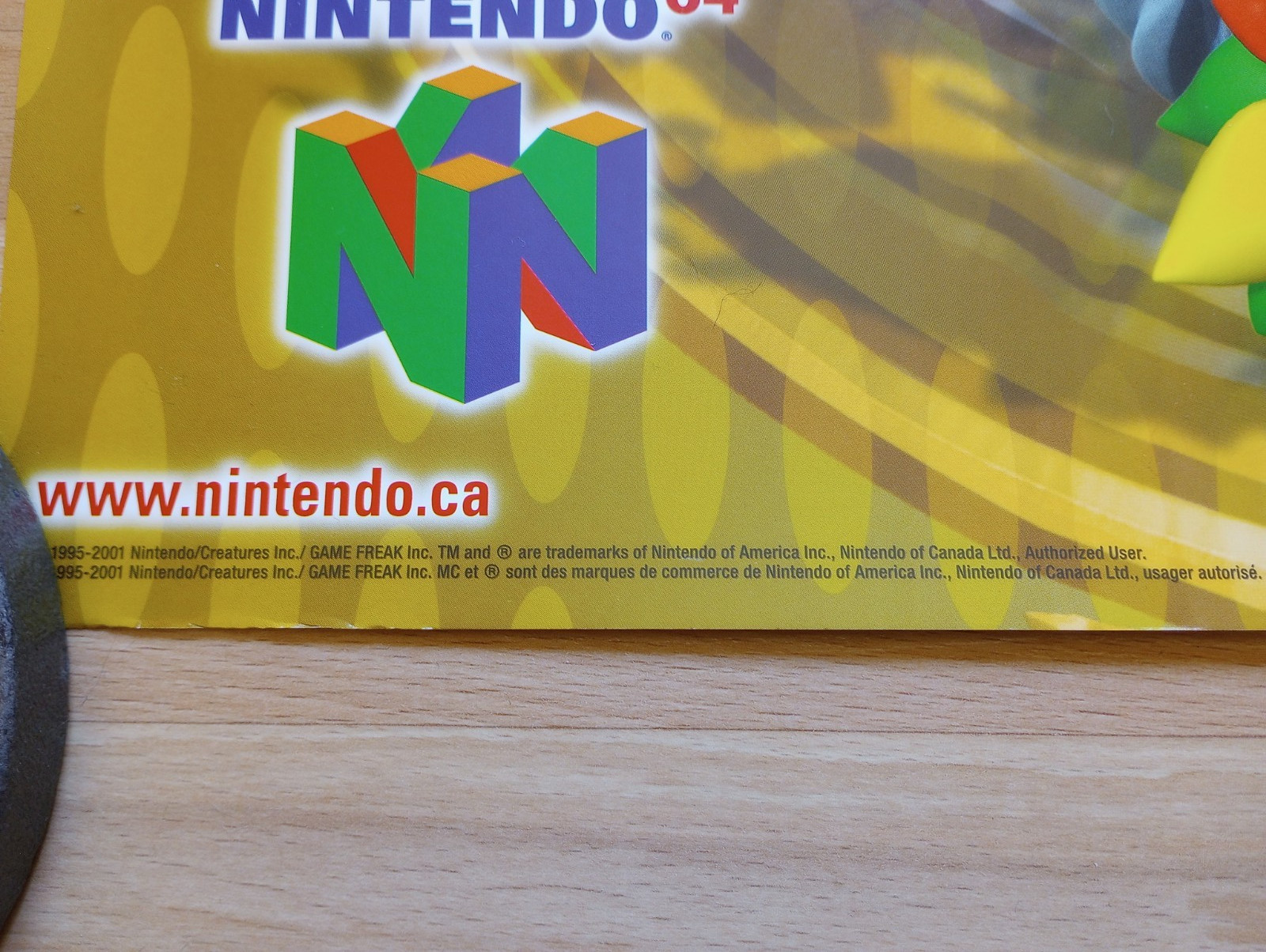Nintendo Pokemon Stadium 2 Rare Promo Poster 19×13.5″ N64 Rolled