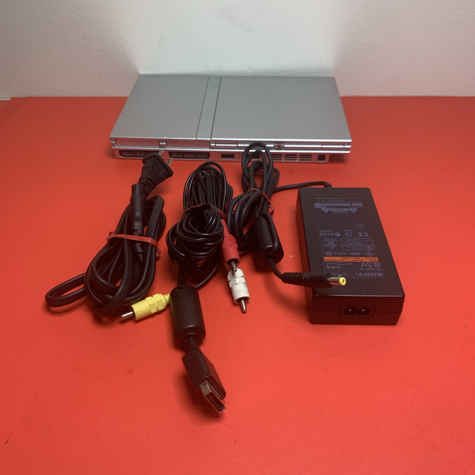 PlayStation 2 Slim Console 6 Games 2 Dual Shock 2 Controllers & 64MB Memory Card