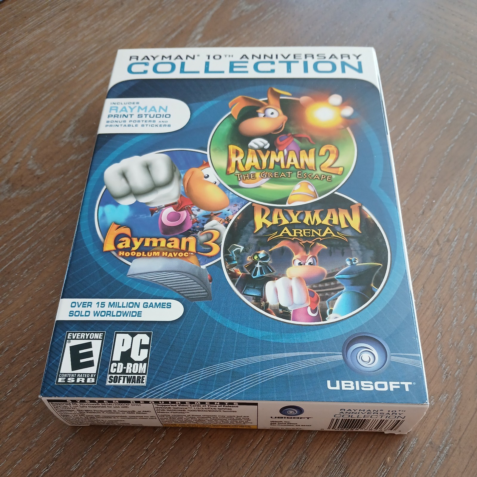 Rayman 10th Anniversary Collection – New Sealed Box – CD-ROM – Includes Print St
