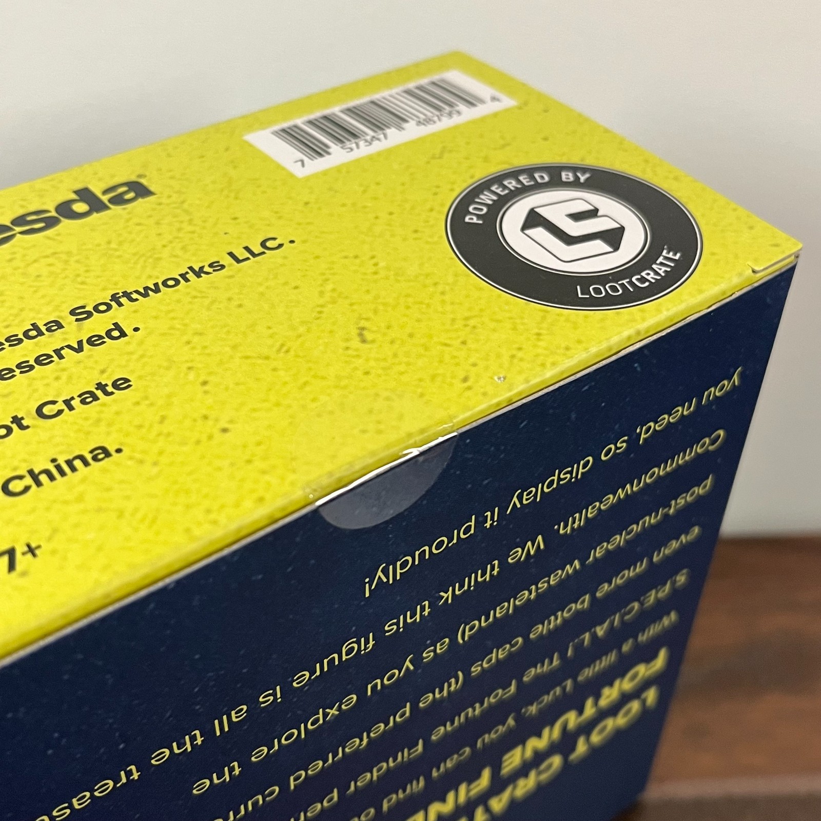 Loot Crate Fallout Fortune Finder Perk Figure New