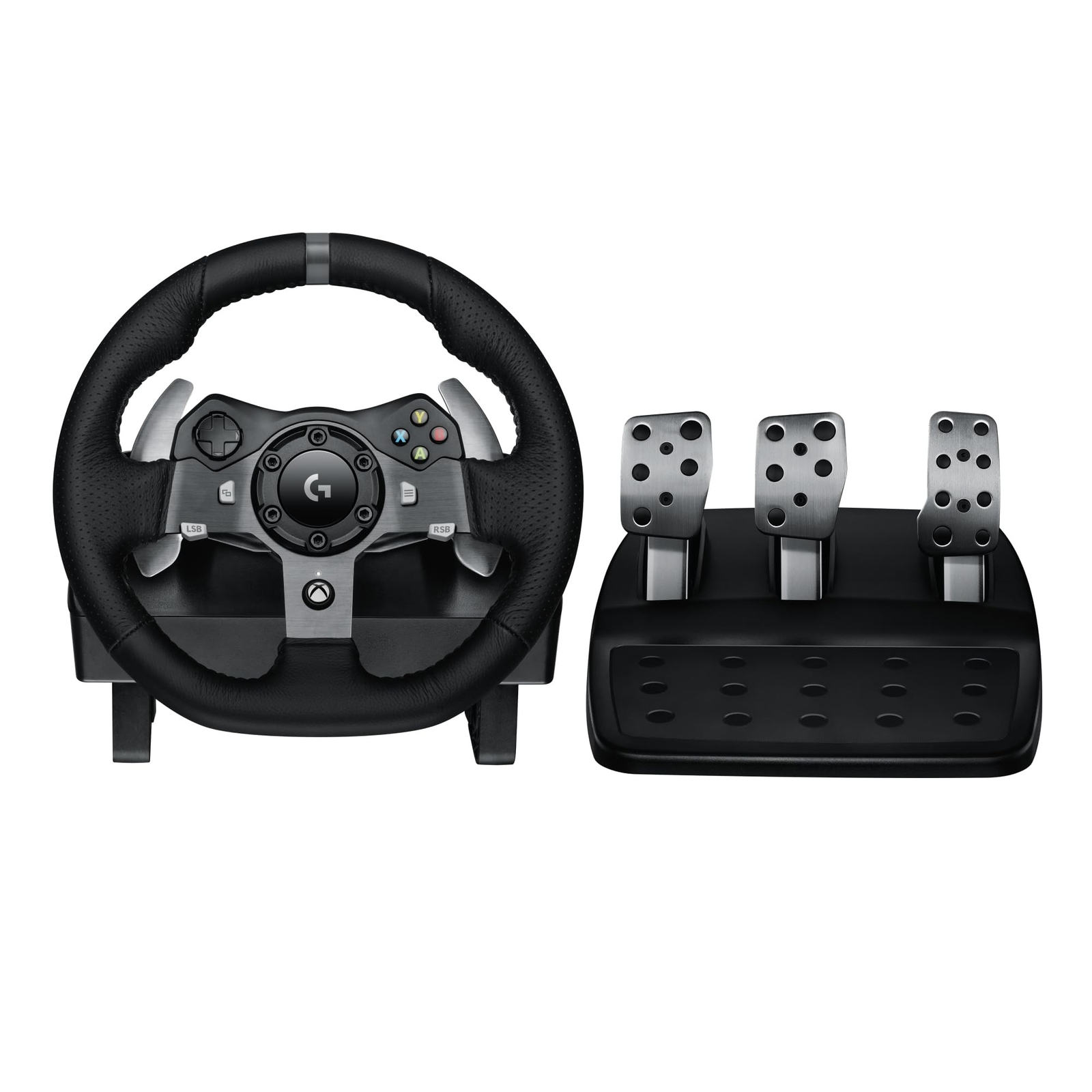 Logitech G920 Driving Force Racing Wheel and Floor Pedals, Real Force Feedbac…