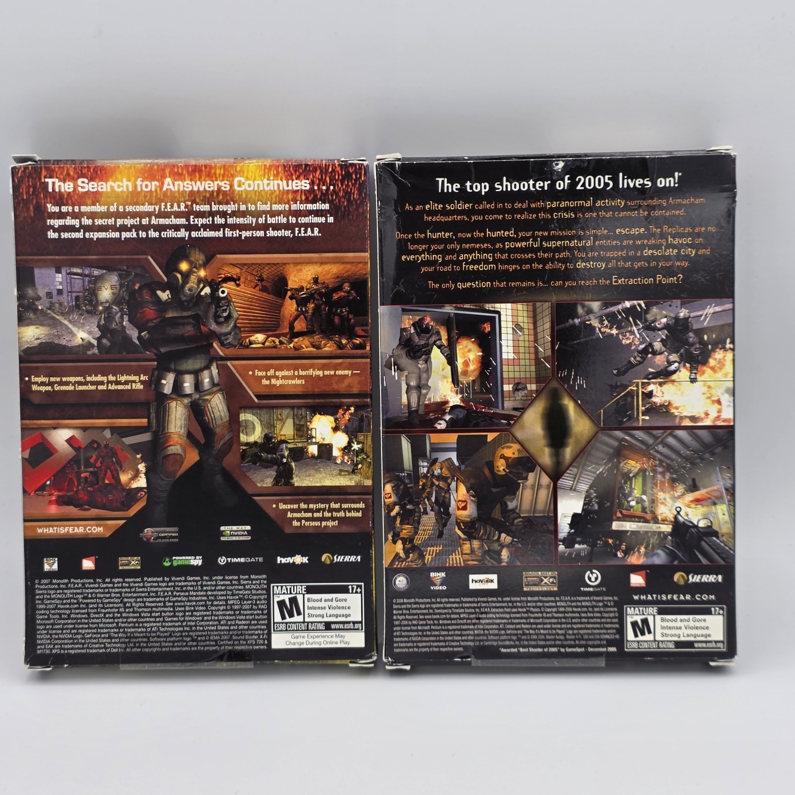 F.E.A.R.: First Encounter Perseus Mandate & Extraction Point Expansion Pack (PC)