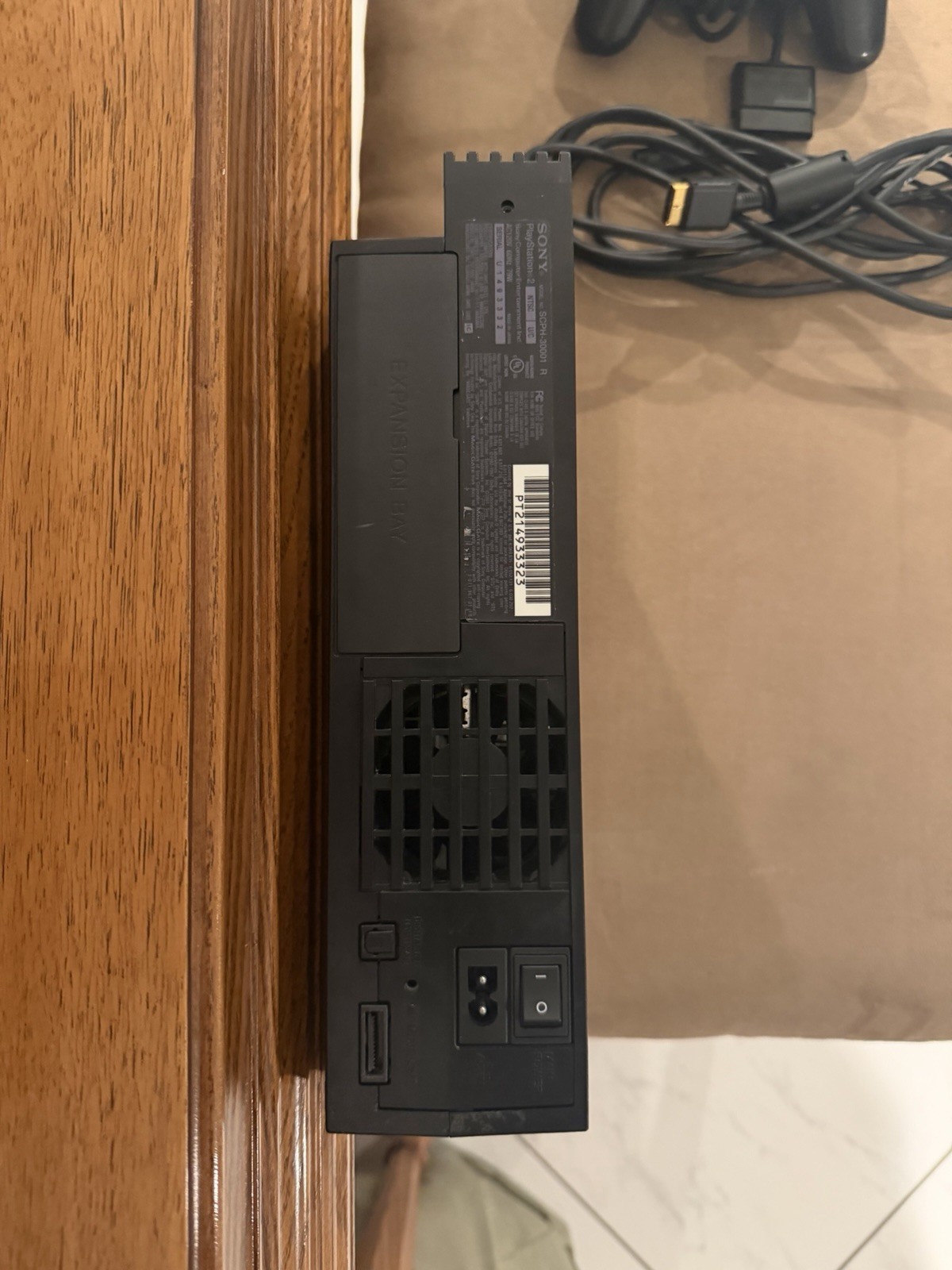 Sony PlayStation 2 Fat PS2 Black SCPH-30001 Console (NOT TESTED)