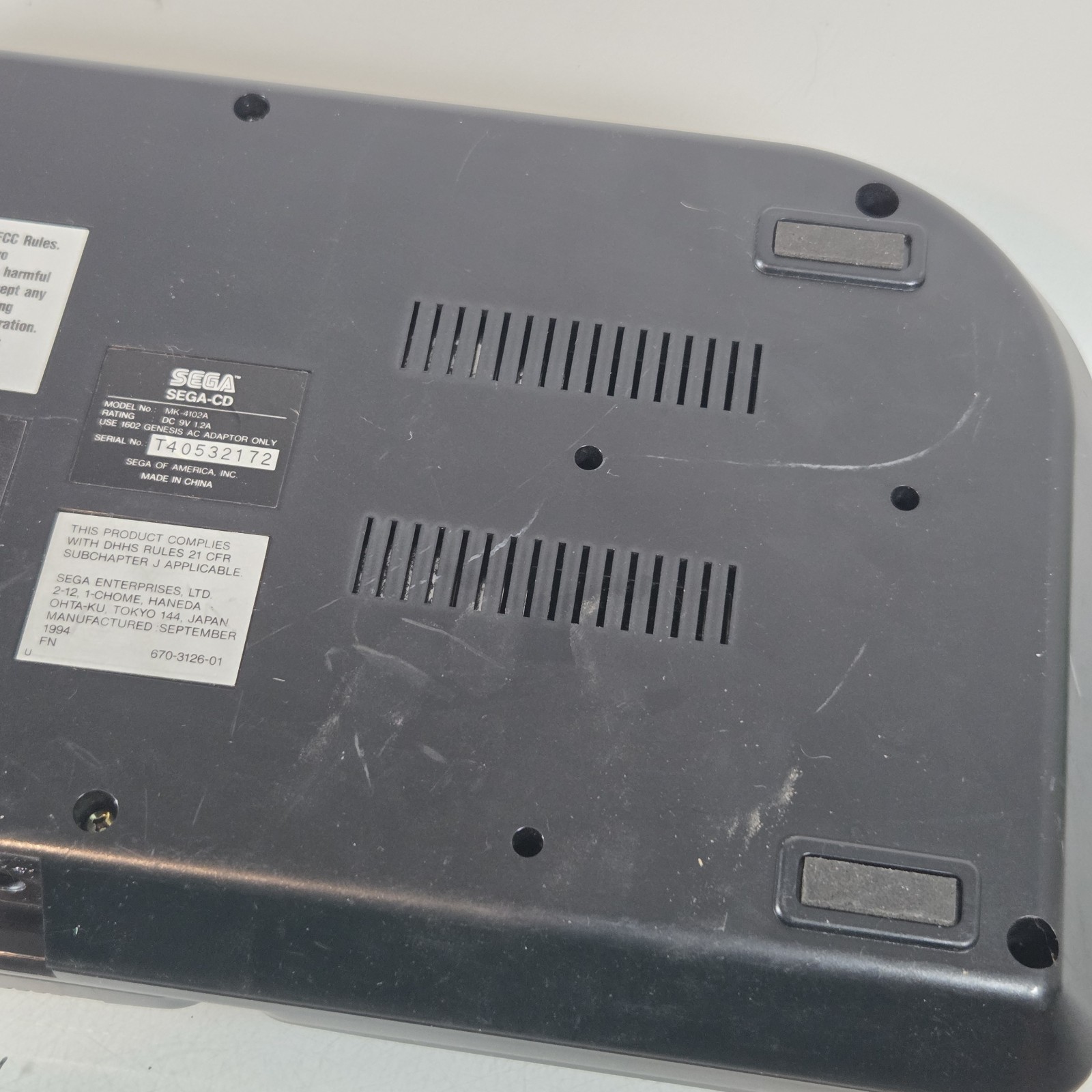 Sega CD Model 2 MK-4102A Genesis 2 MK-1631 Sega Genesis Console Only UNTESTED