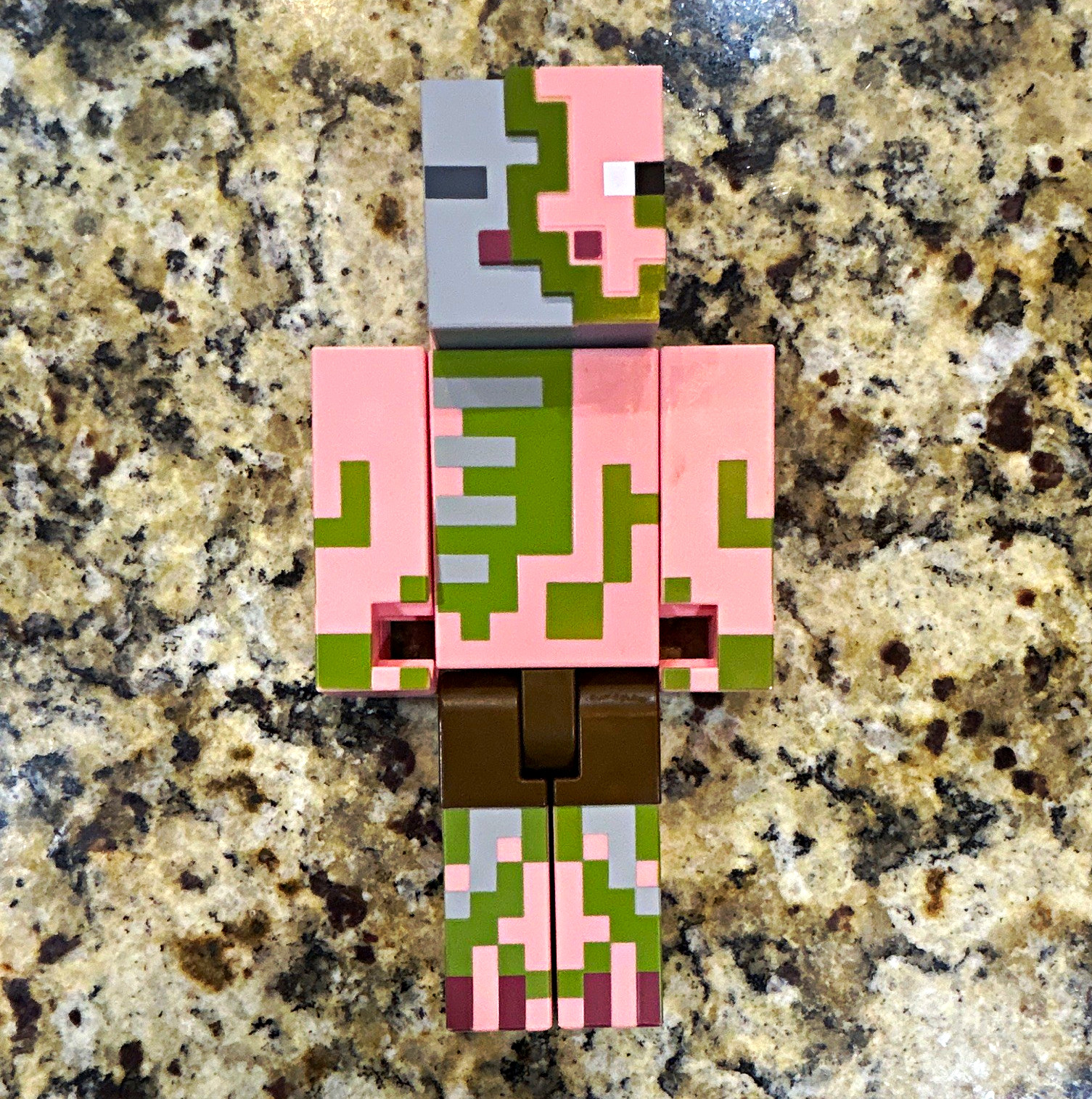 Mattel Minecraft Zombie Pigman 9″ Large Action Figure FWV56 Loose Used