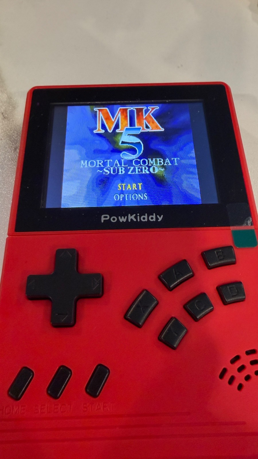 Powkiddy V2 retro arcade handheld w 32 gb card and over 3600 games