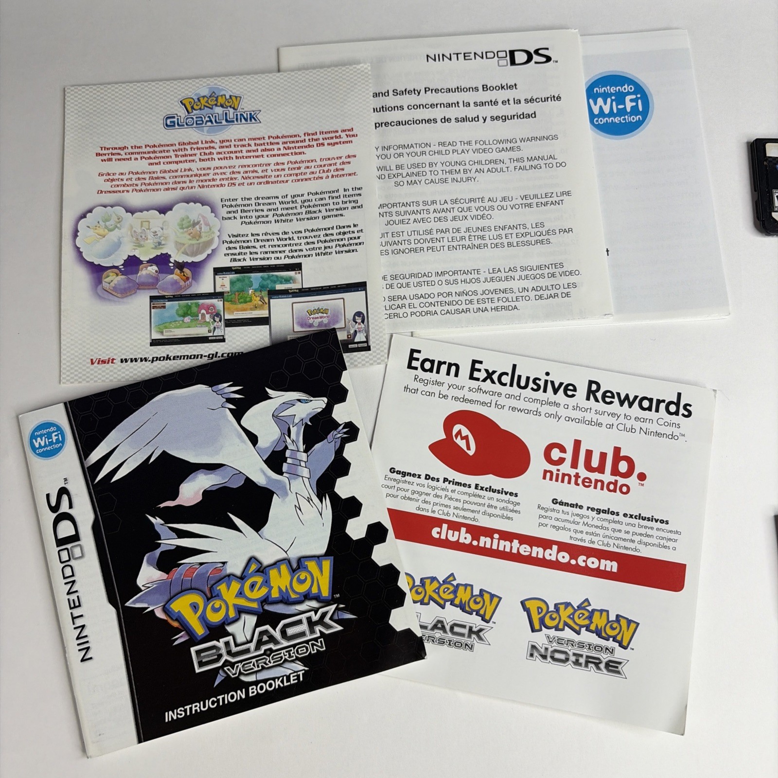 Pokemon Black 1+2 White Version 1+2 CIB 100% Complete Nintendo DS LOT Authentic