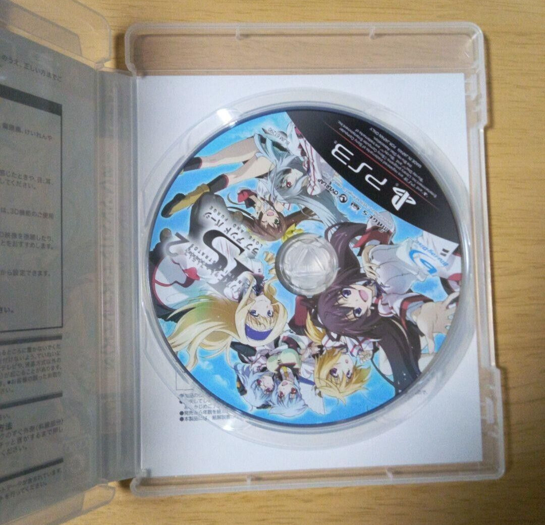 Lot 2 Infinite Stratos 2 Ignition Hearts & Love and Purge set PS3 Playstation 3
