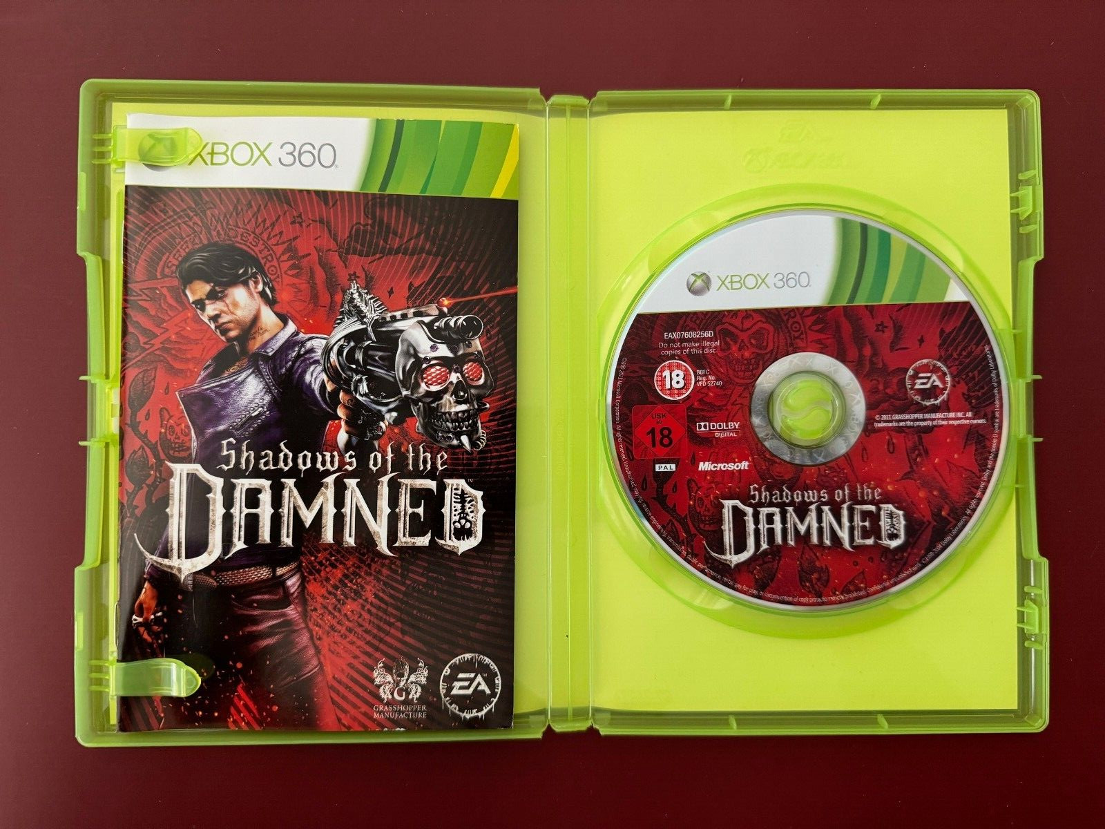 xbox 360 SHADOWS OF THE DAMNED Game (Works On US Consoles) REGION FREE PAL UK