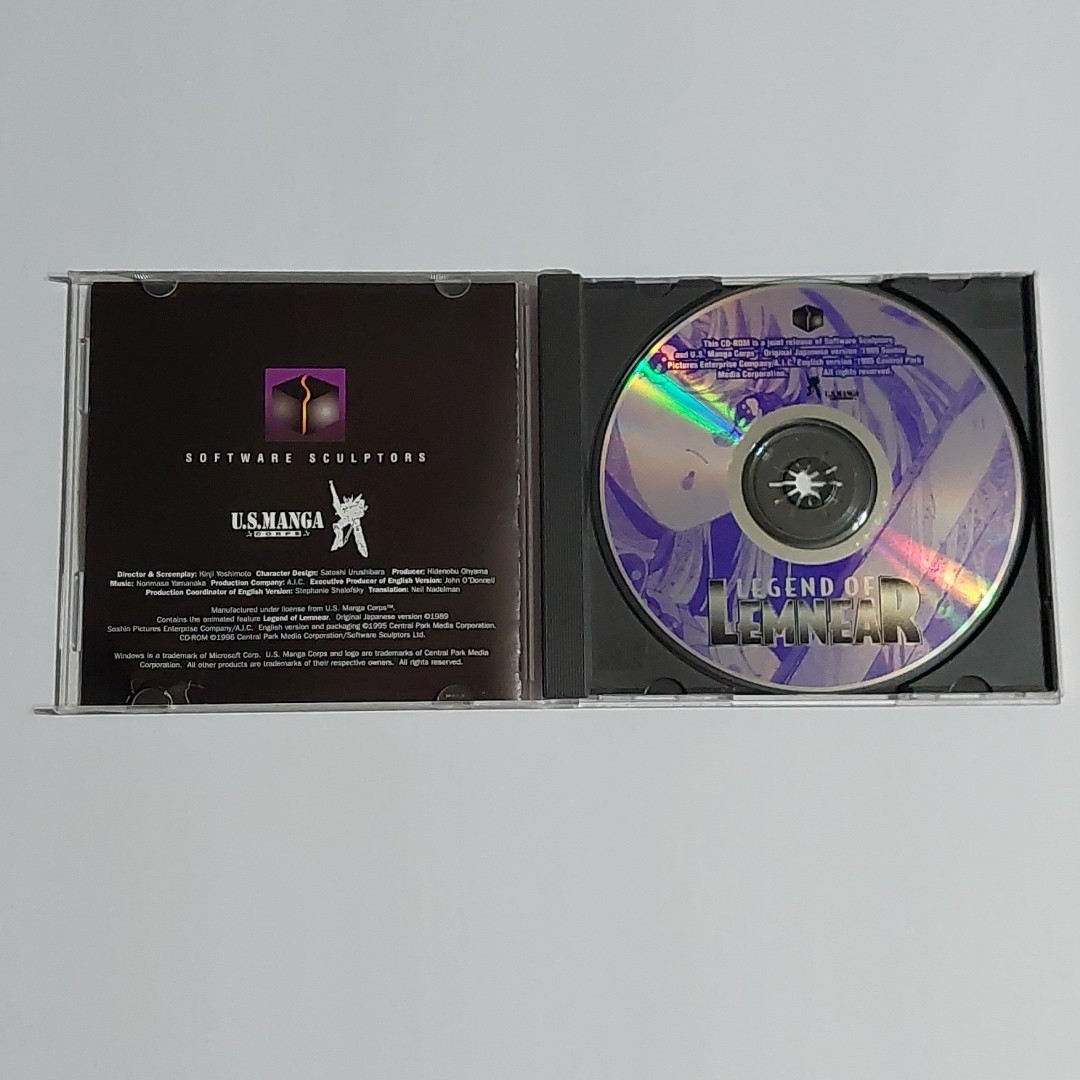 Legend of Lumnear Mac & Windows 1995 CD Anime Free Shipping