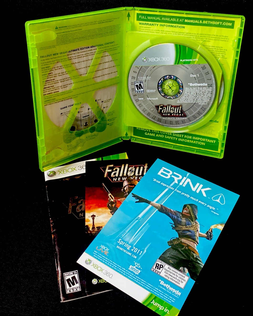 Fallout: New Vegas Ultimate Edition Xbox 360, 2012 2 Discs Plays On Xbox One