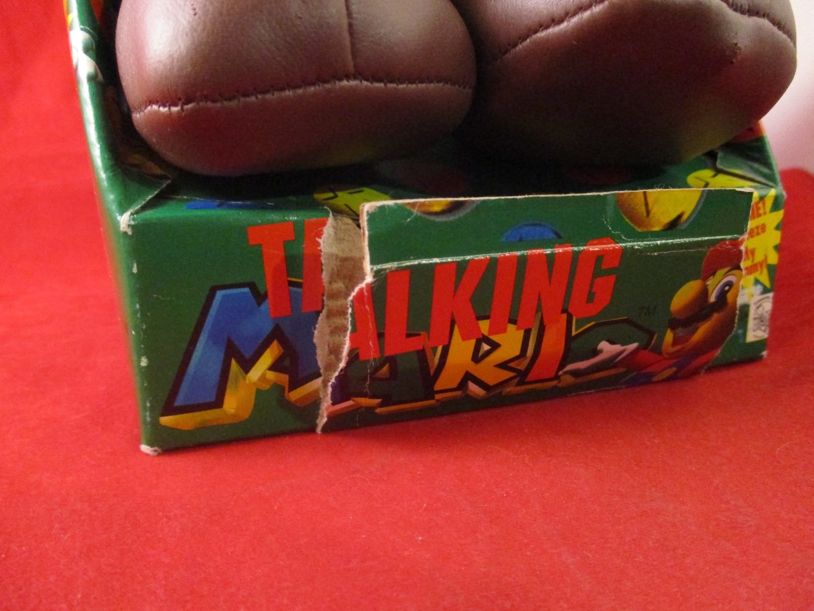 Talking Super Mario Plush Figure 1997 Treasures, Inc. Nintendo 64 Era Toy WORKS!
