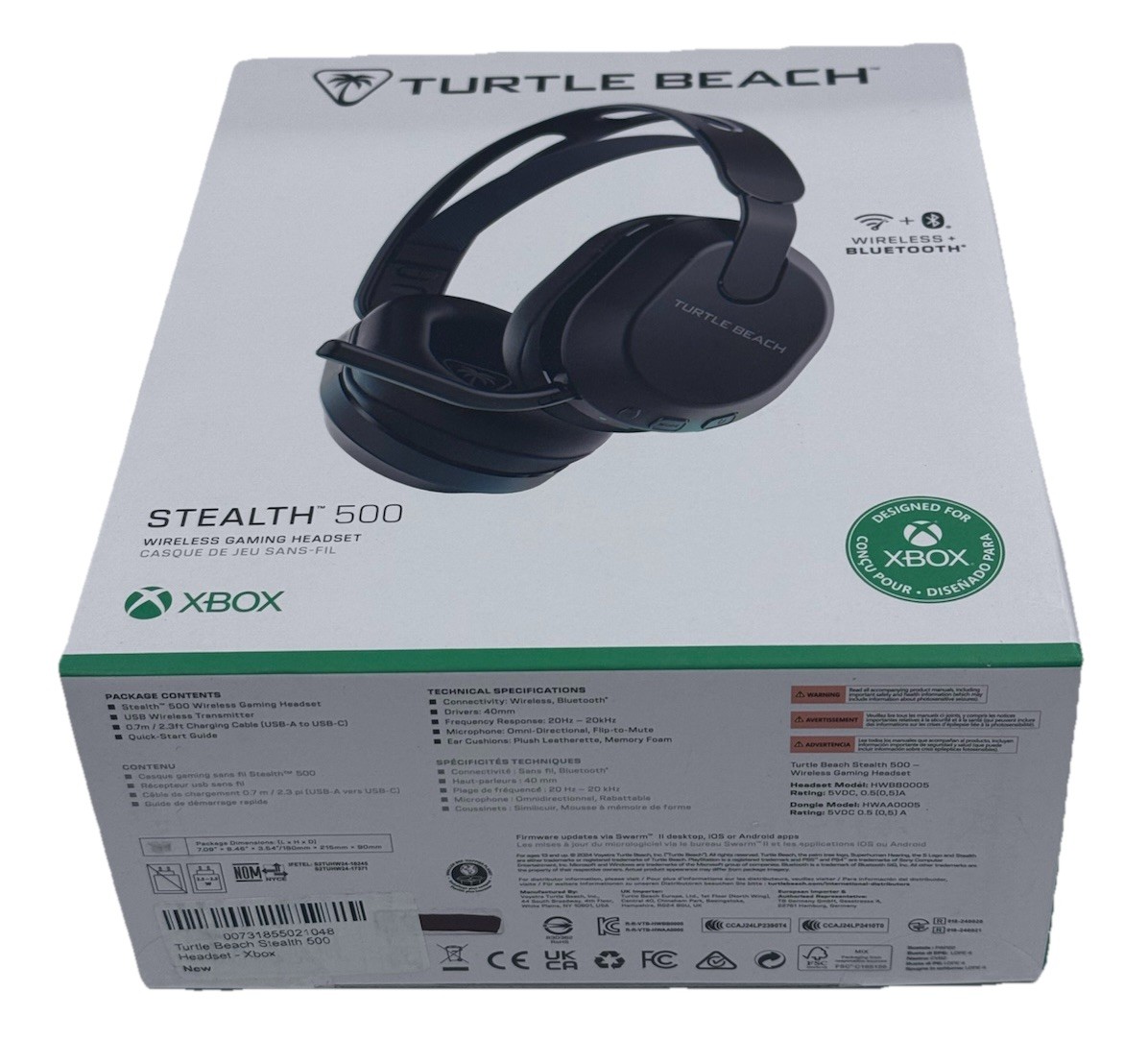 Turtle Beach Stealth 500 Wireless Gaming Headset New In Box