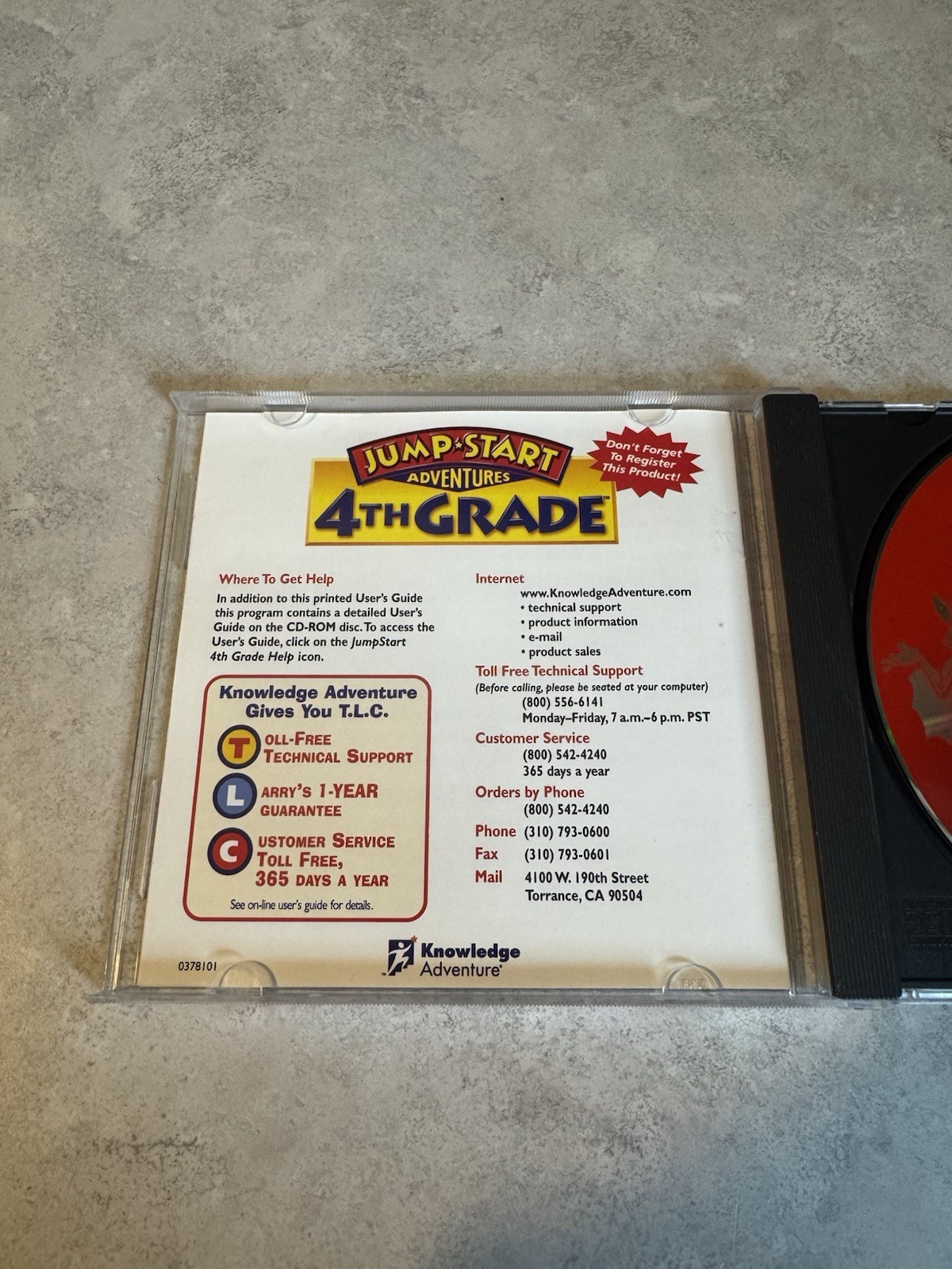 Jump Start Adventures 4th Grade Haunted Island 1996 CD-Rom Windows Mac PC Game