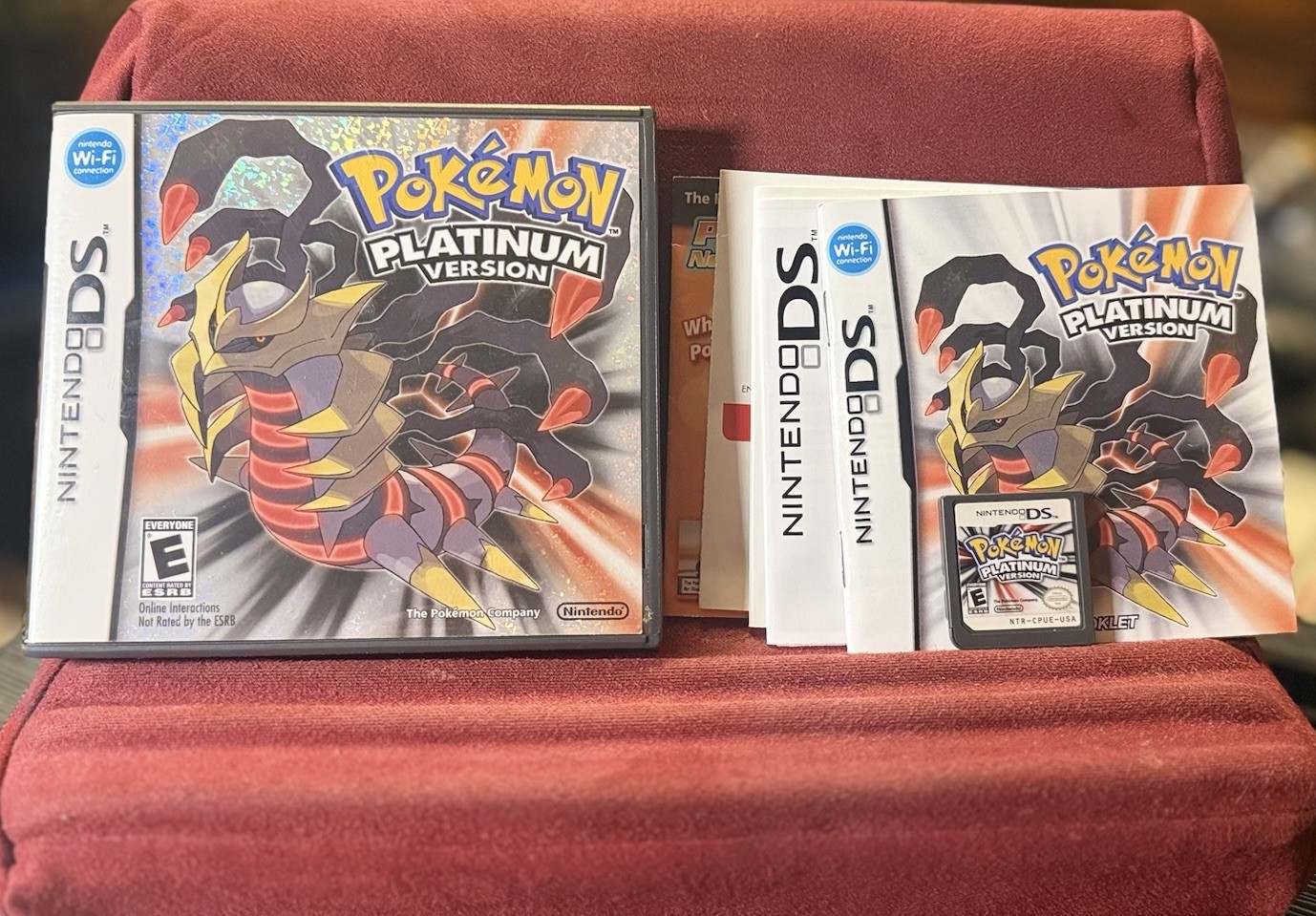 Pokémon Platinum Version Nintendo DS Authentic Game – CIB complete in box – VG