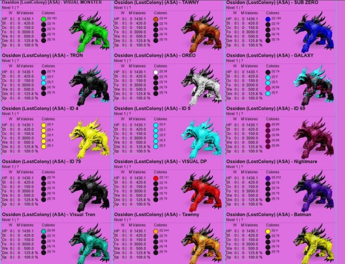 🔥ARK Survival Ascended asa Level one lvl 1 Ossidon clones | PvE PC/XBOX/PS5