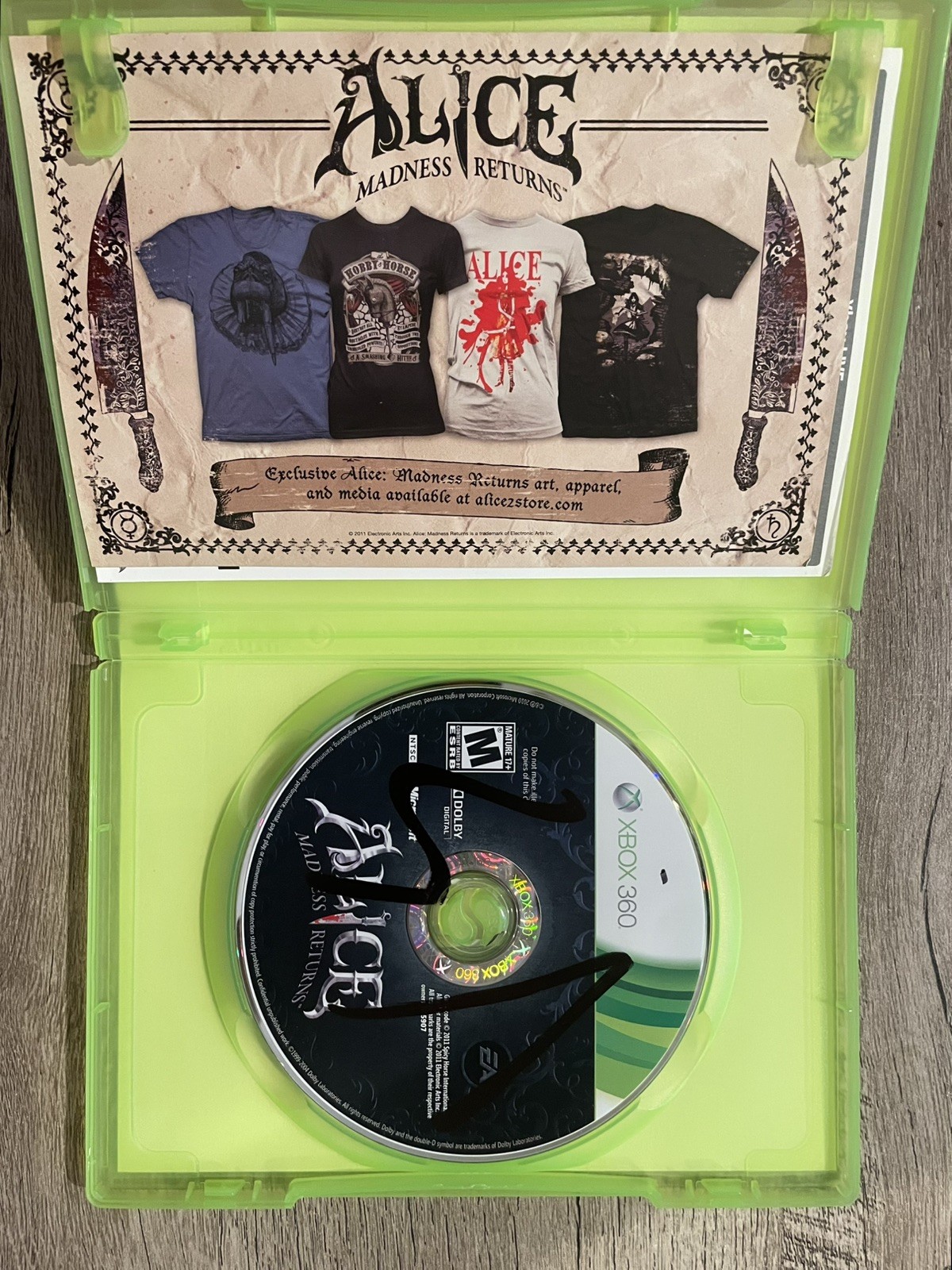 Alice: Madness Returns; CIB (Microsoft Xbox 360, 2011)