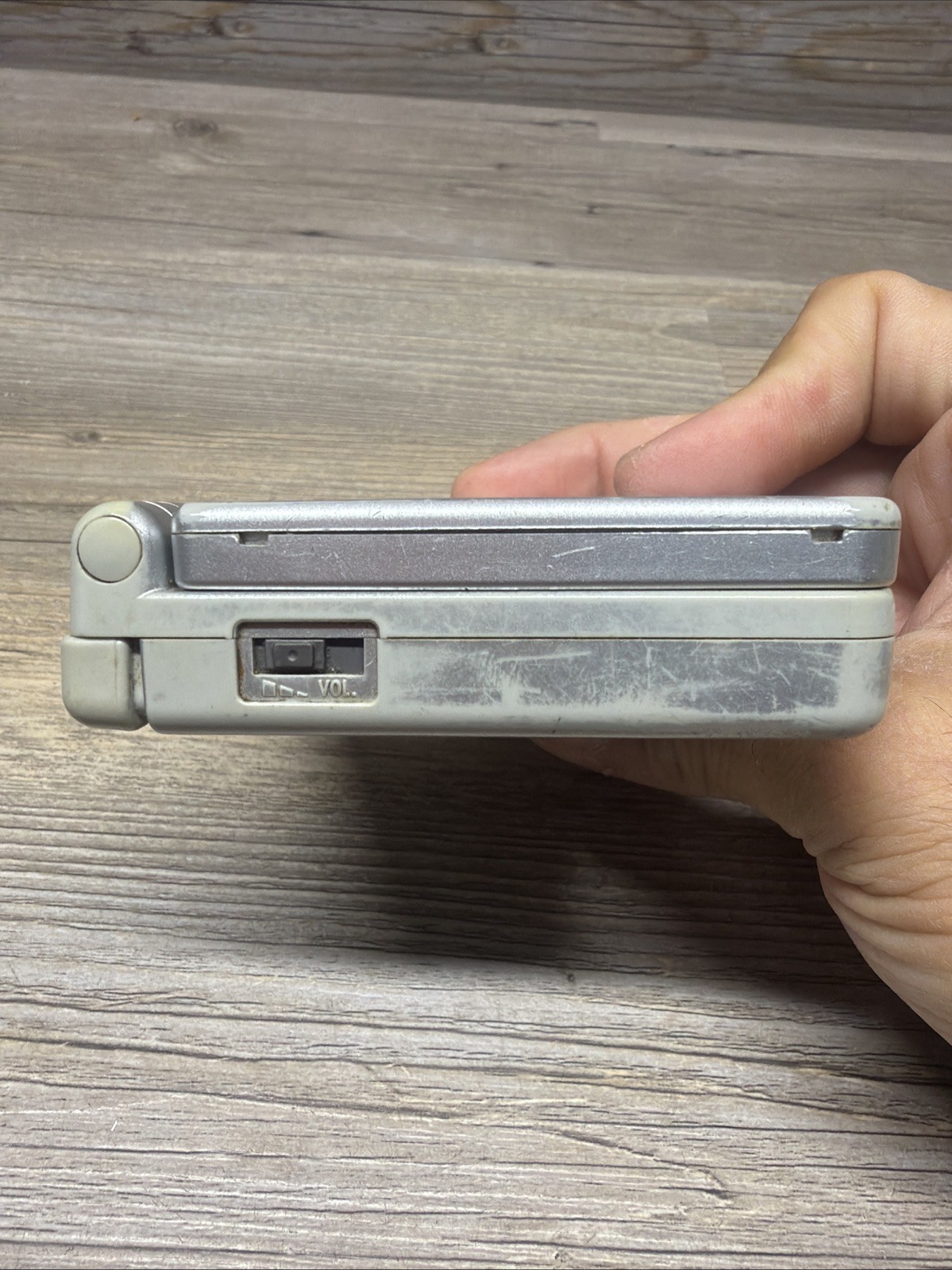 Nintendo Game Boy Advance SP Silver Handheld System TESTED WORKING