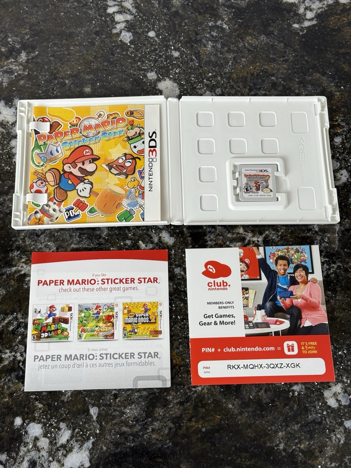 Paper Mario: Sticker Star (Nintendo 3DS, 2012) CIB w/ Manual COMPLETE NICE!