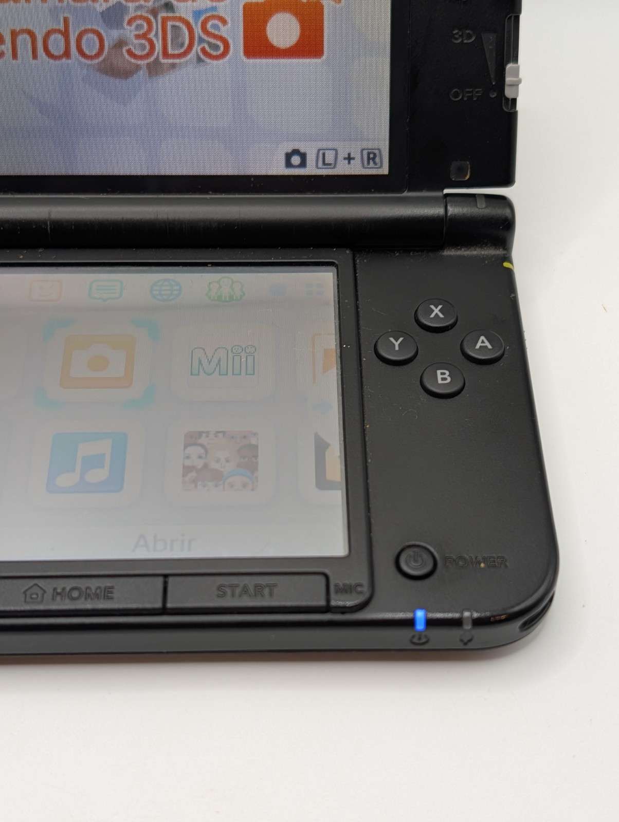 Nintendo 3DS XL Launch Edition Black Handheld OEM Charger Tested and Working
