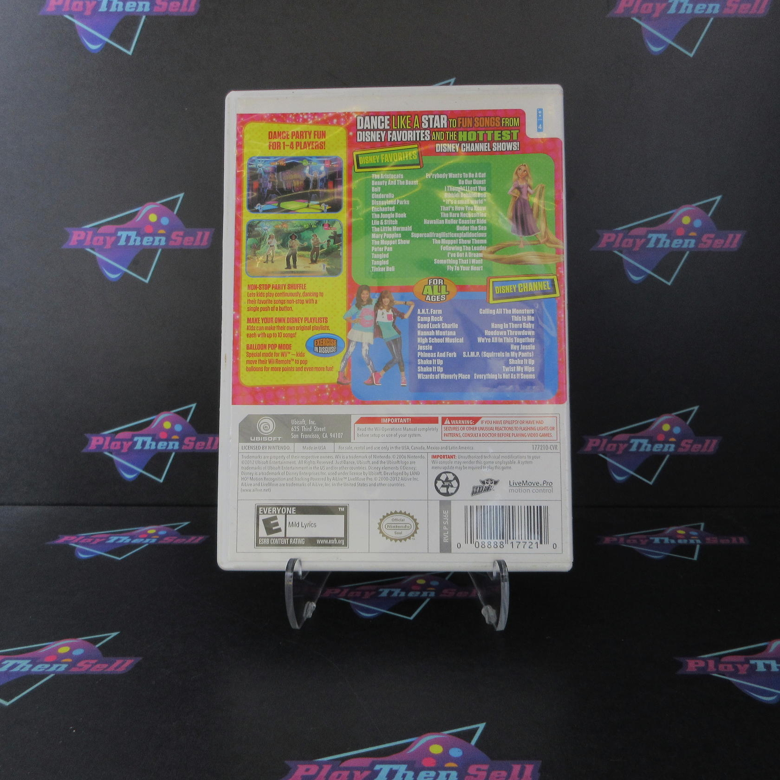 Just Dance Disney Party Nintendo Wii AD/NM – (See Pics)