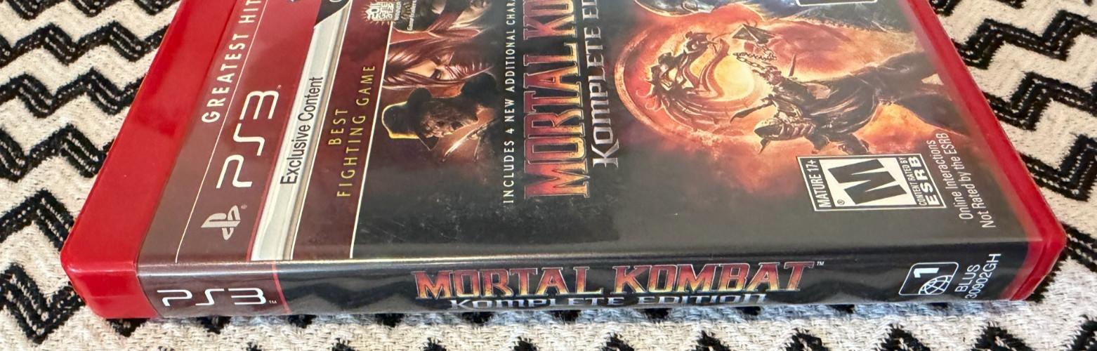 Mortal Kombat Komplete Edition PlayStation 3 PS3 Game CIB Greatest Hits EUC
