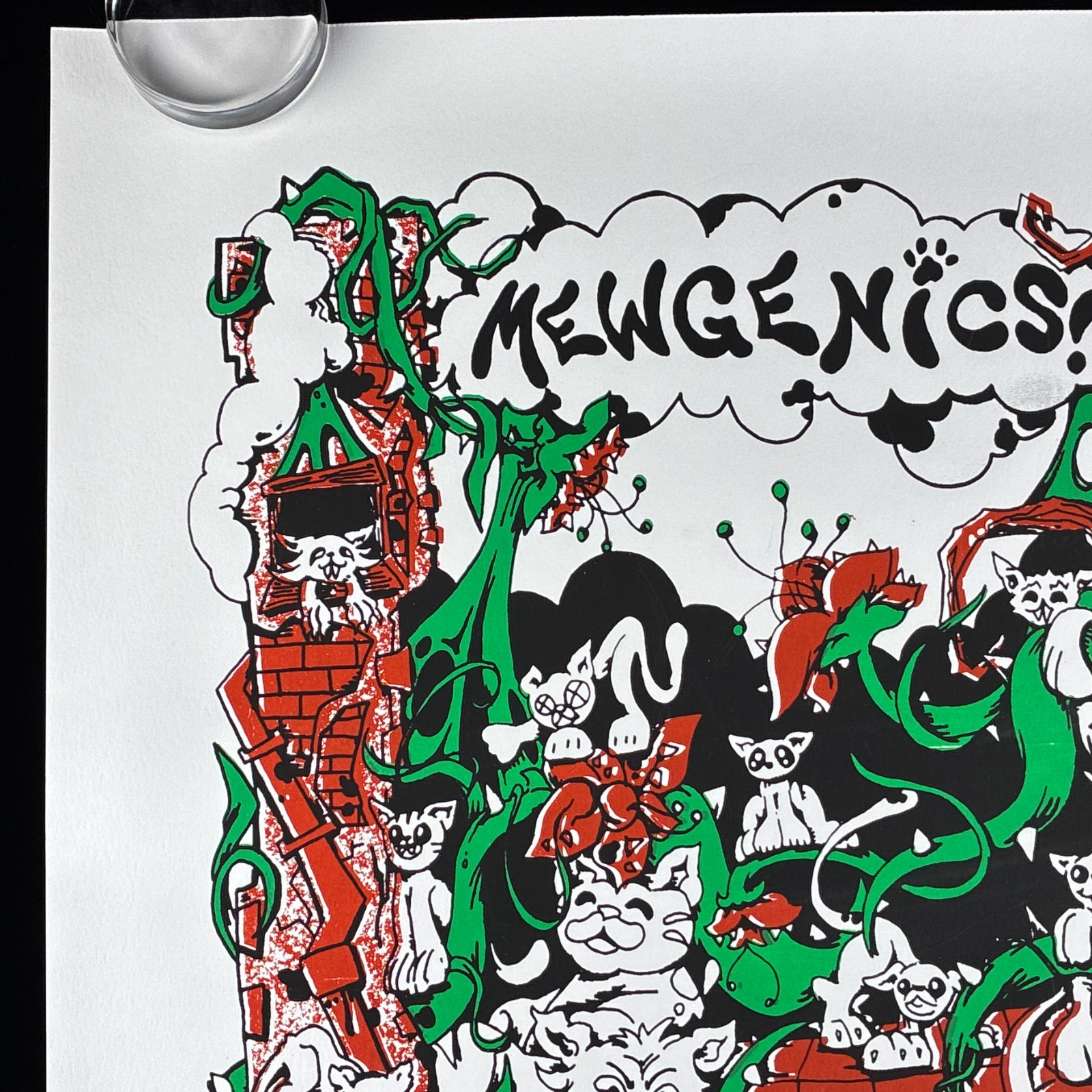 Official Ridiculon Mewgenics Limited Edition Run Screen-Print Poster Exclusive