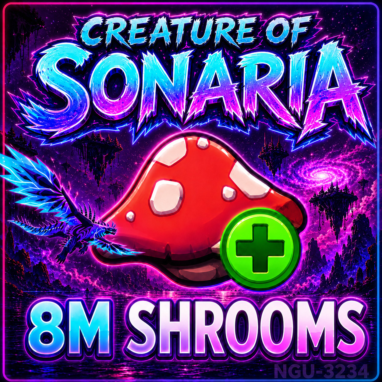 [💎] Creature of Sonaria | 8M Shroom | COS | Fast & Easy [💎]
