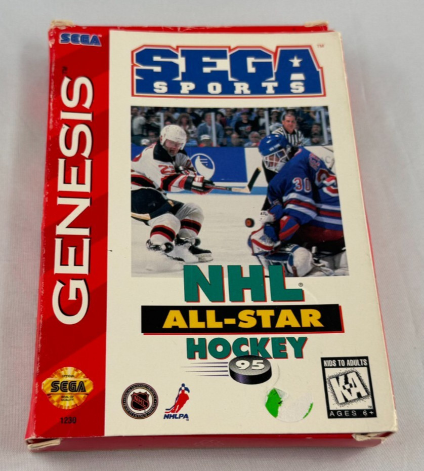 NHL All-Star Hockey 95 (Sega Genesis) – CIB