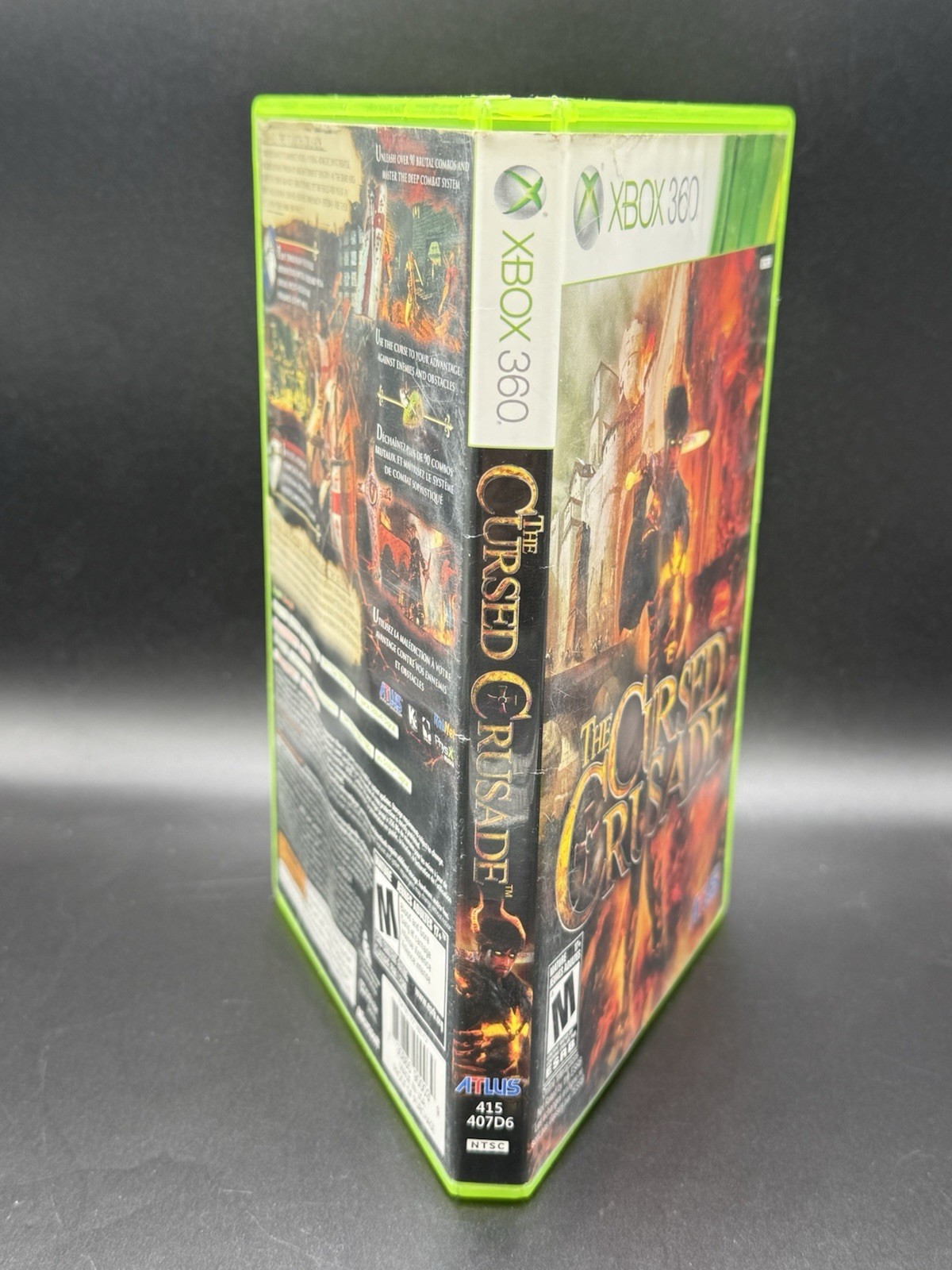 ATLUS The Cursed Crusade Xbox 360 Action & Adventure M Manual Included CIB
