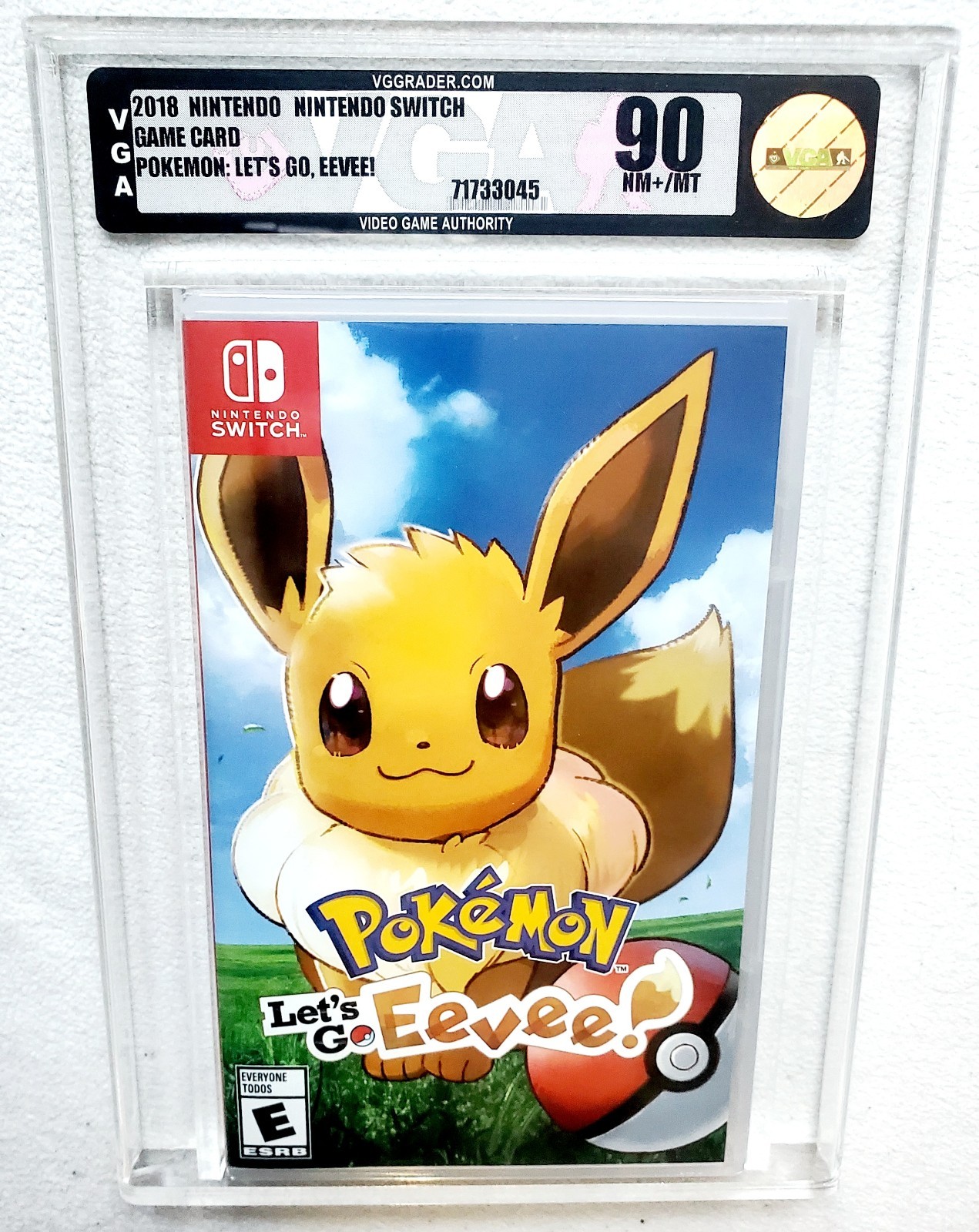 POKEMON LET’S GO EEVEE Nintendo Switch 1st Print VGA 90 💎GEM MINT 💎 Grade WATA
