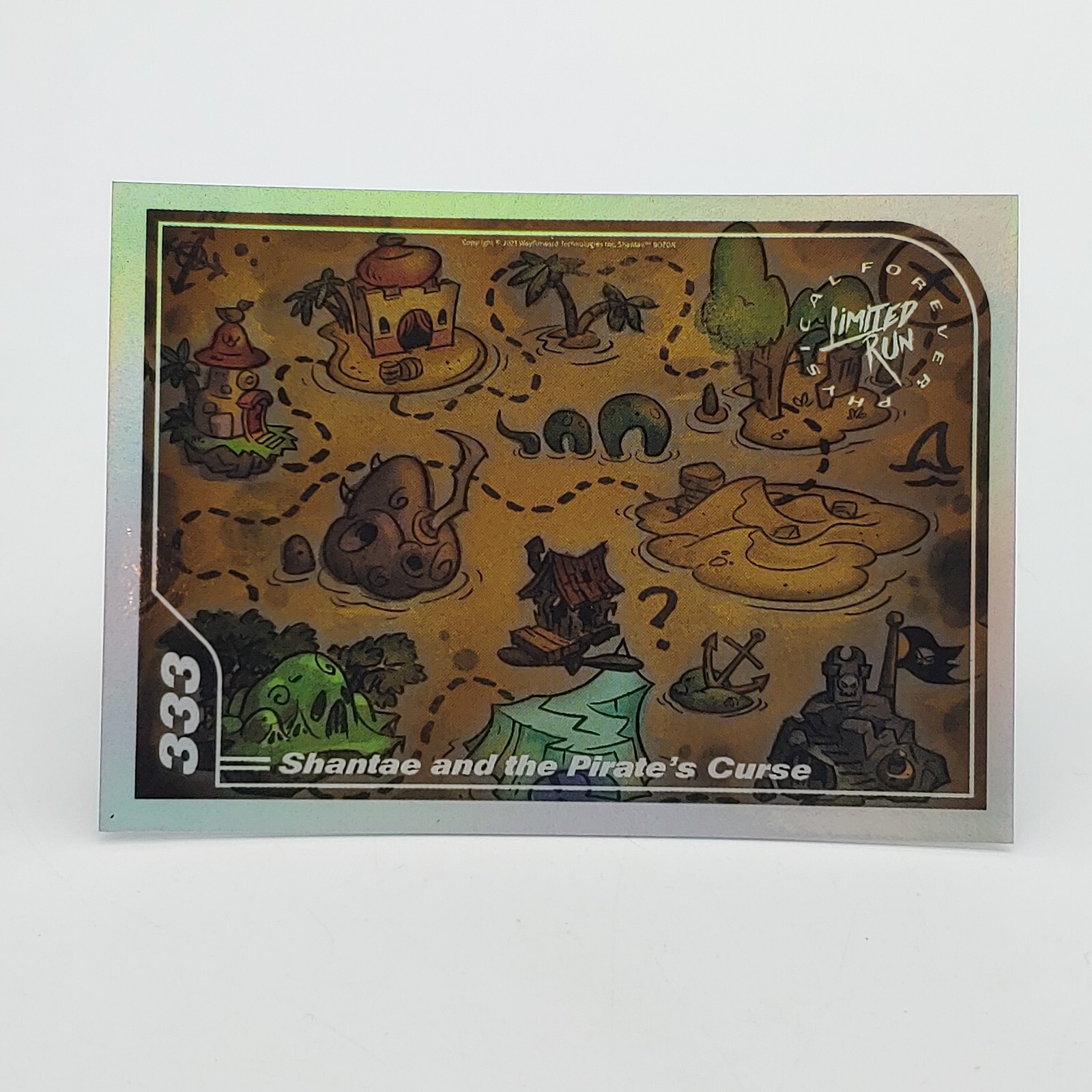Limited Run Silver Trading Card 333 Shantae and the Pirate’s Curse LRG