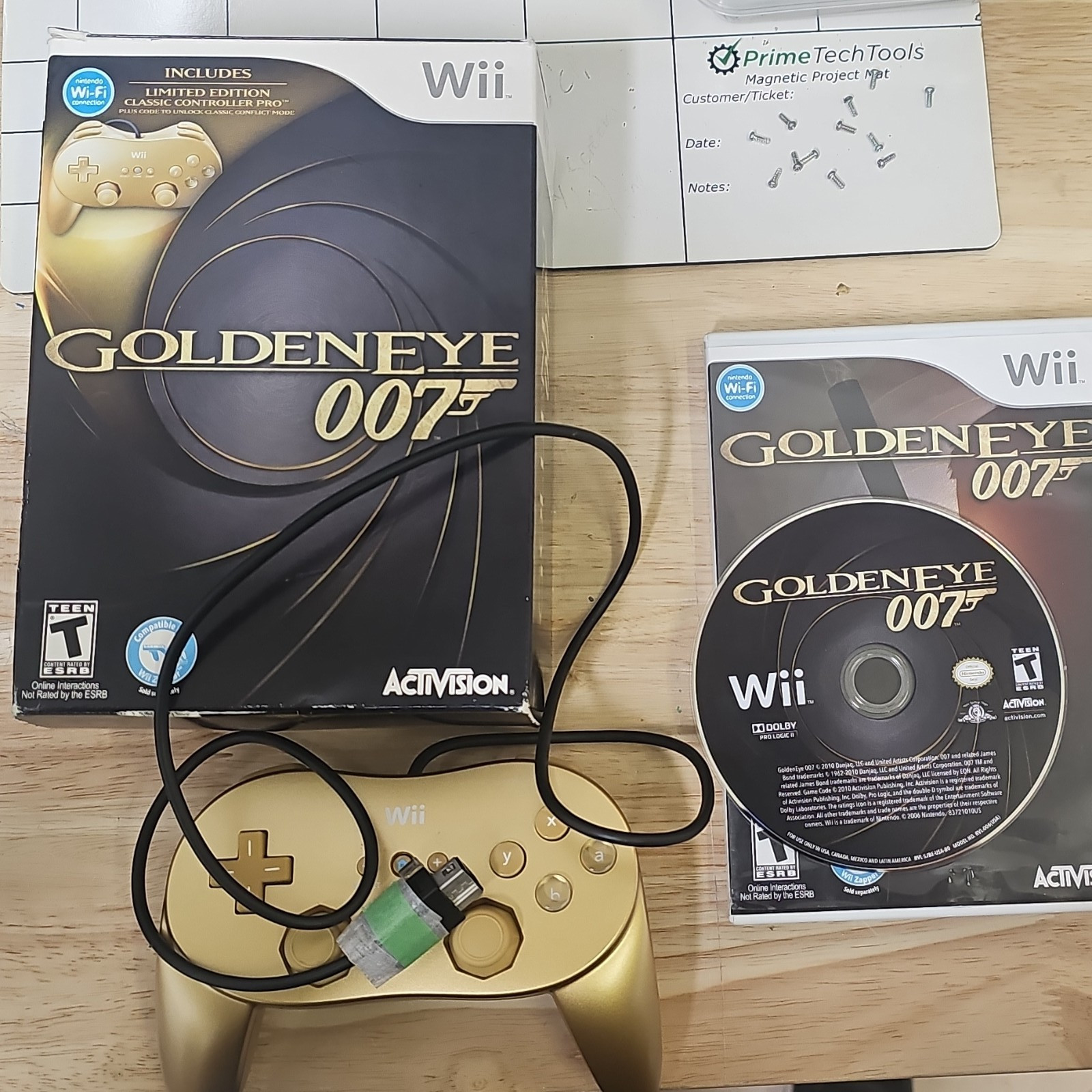GoldenEye 007 Classic Edition Nintendo Wii Complete Manual Included James Bond