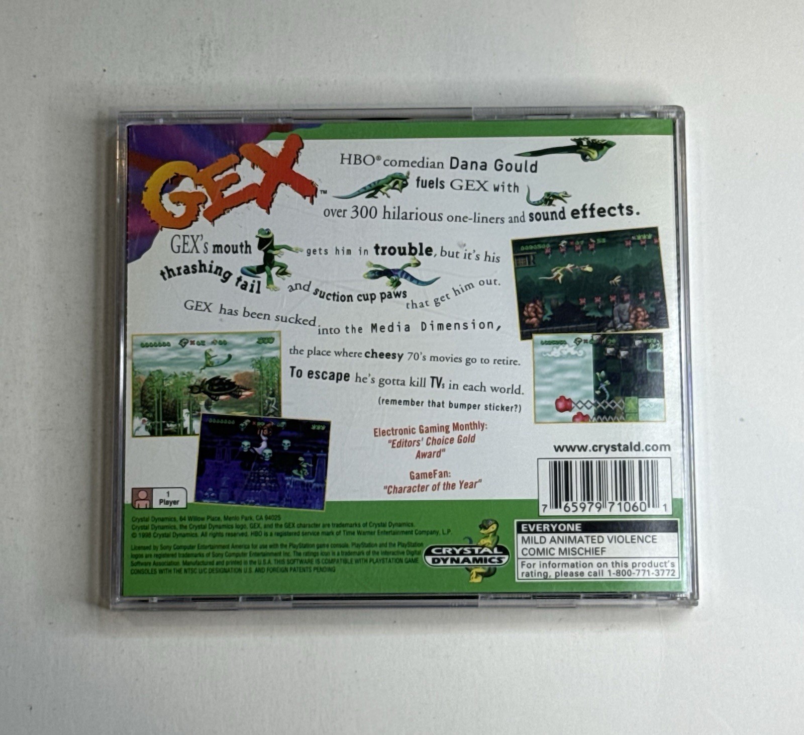 3 Game PS1 Gex Lot: Gex 1, 2, & 3 (Sony PlayStation 1) All CIB Complete W Reg