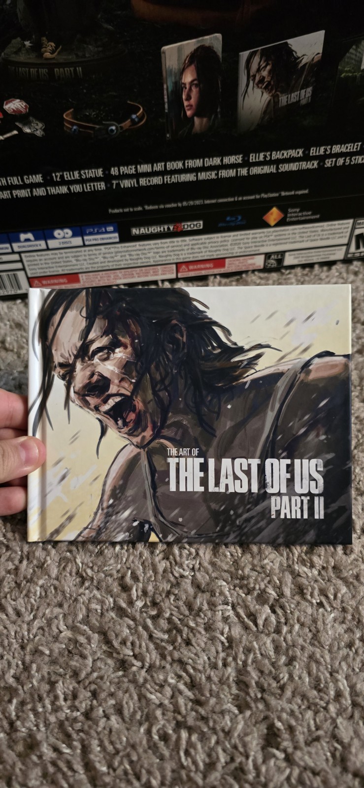 The Last of US Part II PS4 Collectors Edition Statue Set with Box