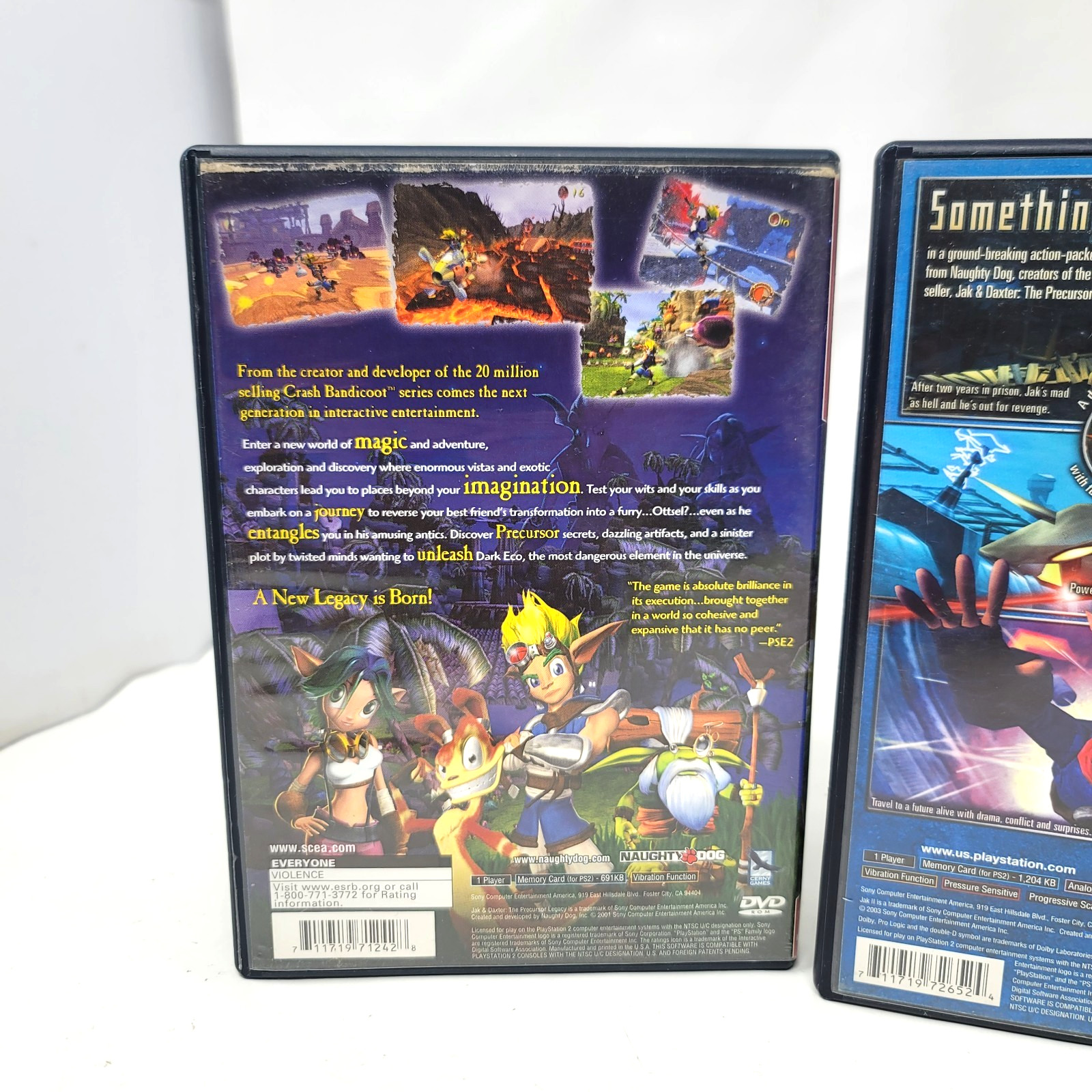 Jak and Daxter, Jak II, Jak 3 PS2 (Sony PlayStation 2, 2003) Tested Working