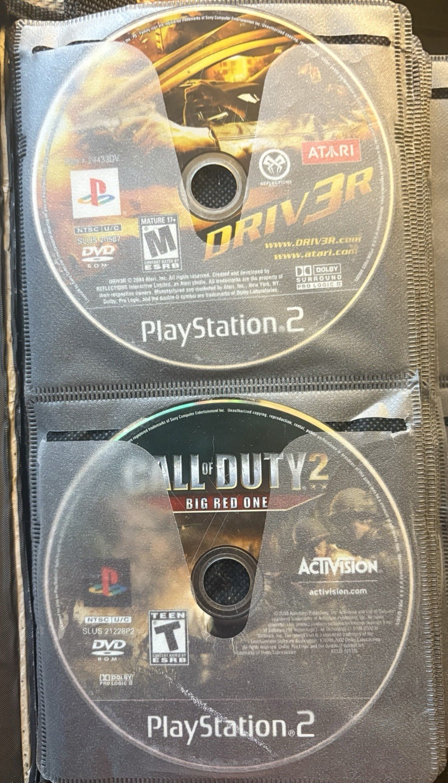 33 PlayStation Games w/ Carrying Case- Tested