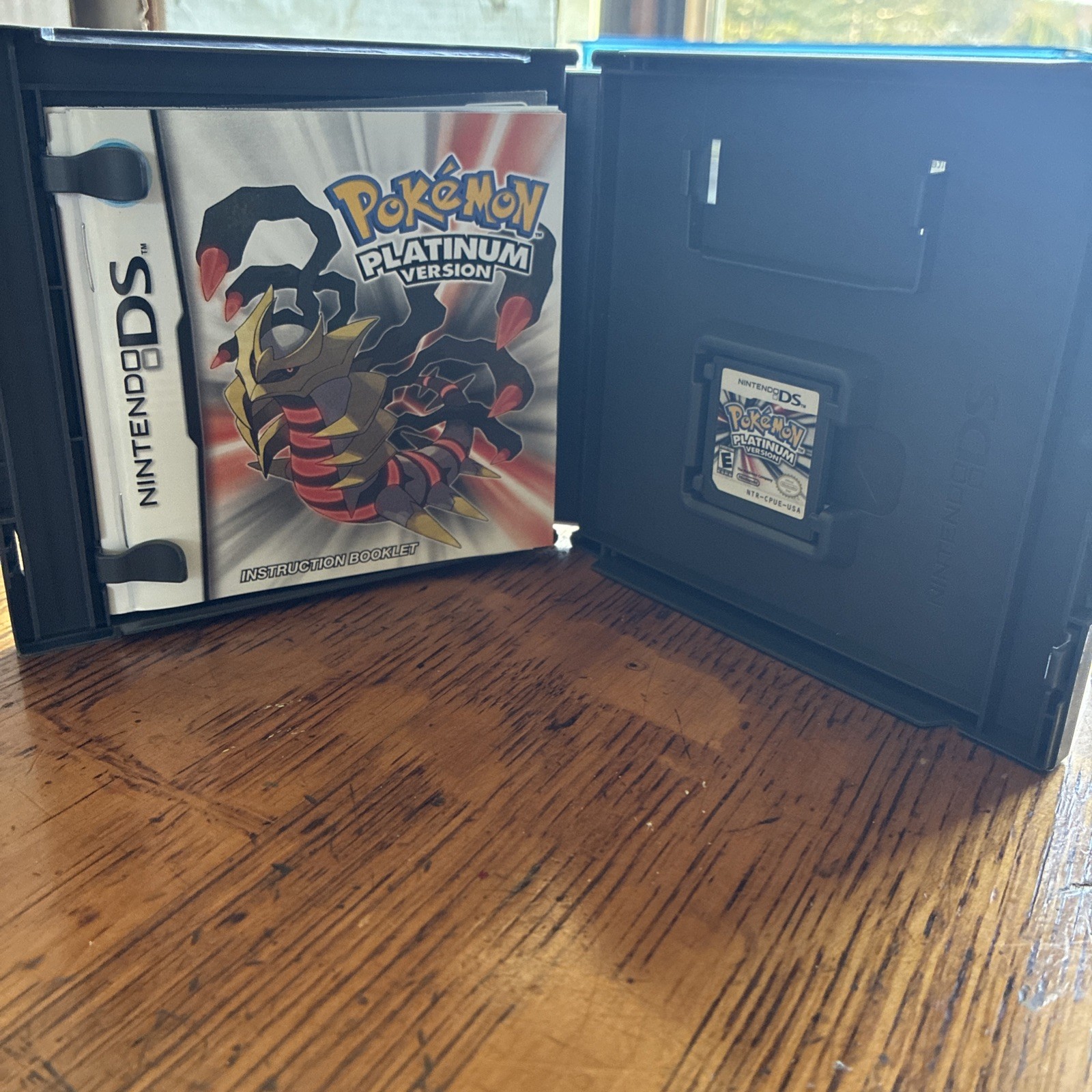 Pokemon Platinum Version DS Game Manual Case Nintendo 2009 Not for Resale Tested