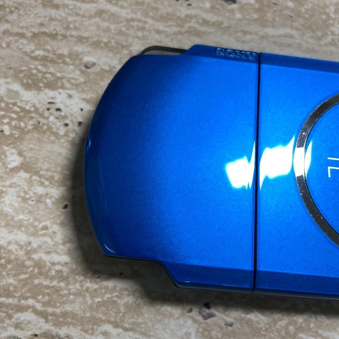 Sony PSP 3000 Vibrant Blue Complete in Box Very Good Condition 7084