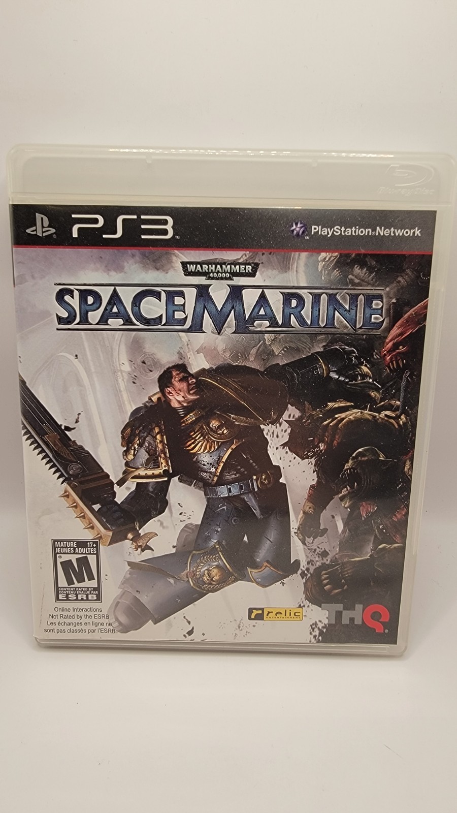 Warhammer 40,000: Space Marine (PlayStation 3 PS3, 2011) Complete CIB