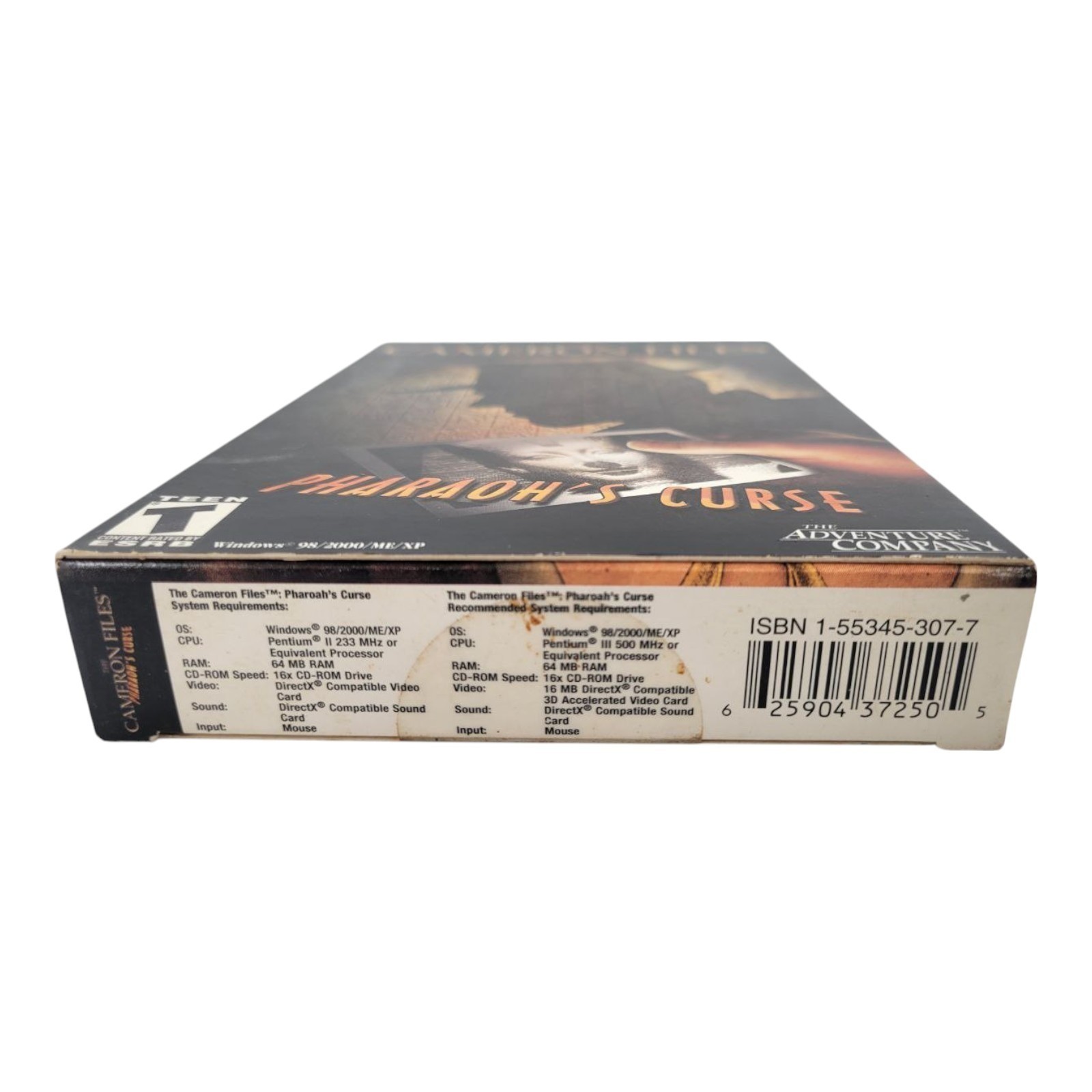 The Cameron Files Pharaohs Curse PC CD ROM Game 2002 The Adventure Company