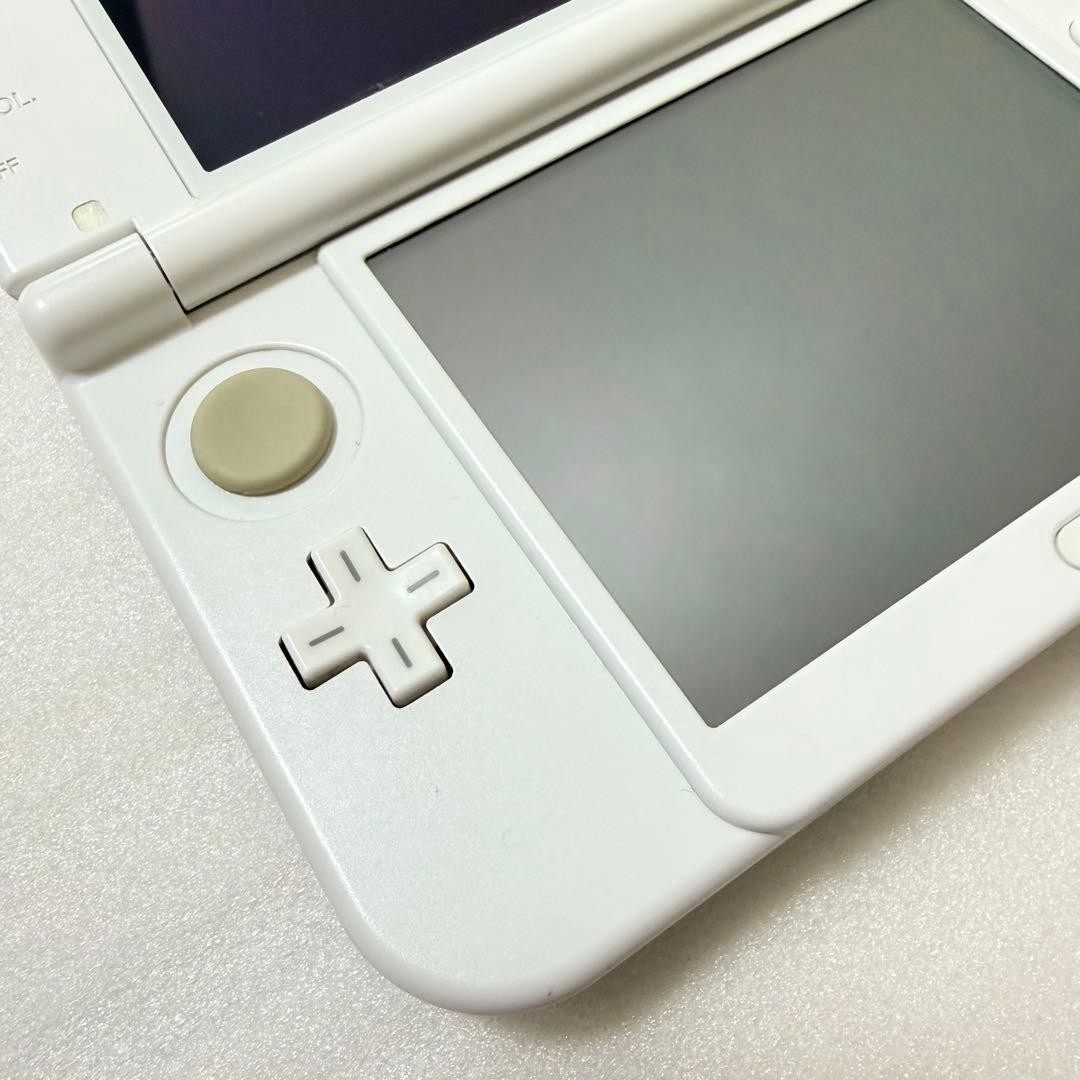 New Nintendo 3DS LL XL Pearl White Console IPS Mem Card Tested Working #65
