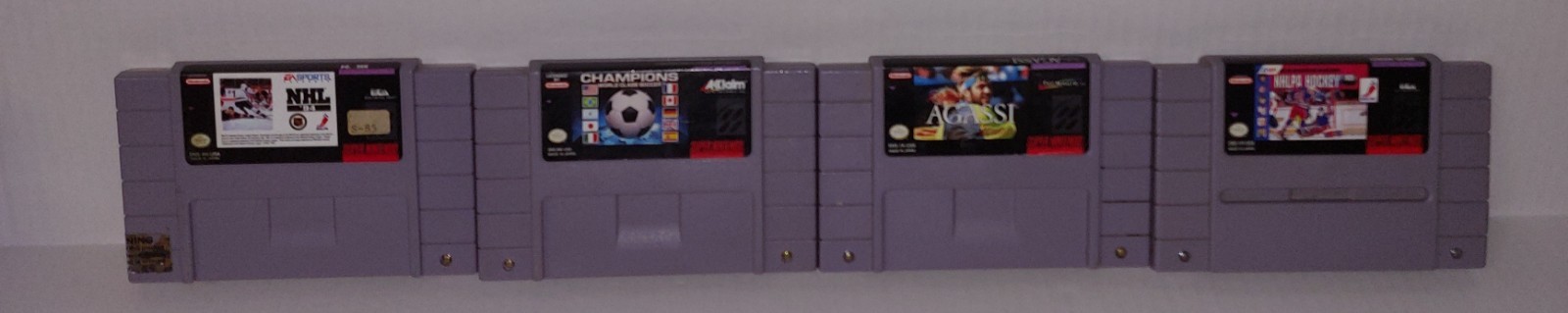 Lot Of 4 Super Nintendo Mixed Sports Games SNES Cartridge ONLY