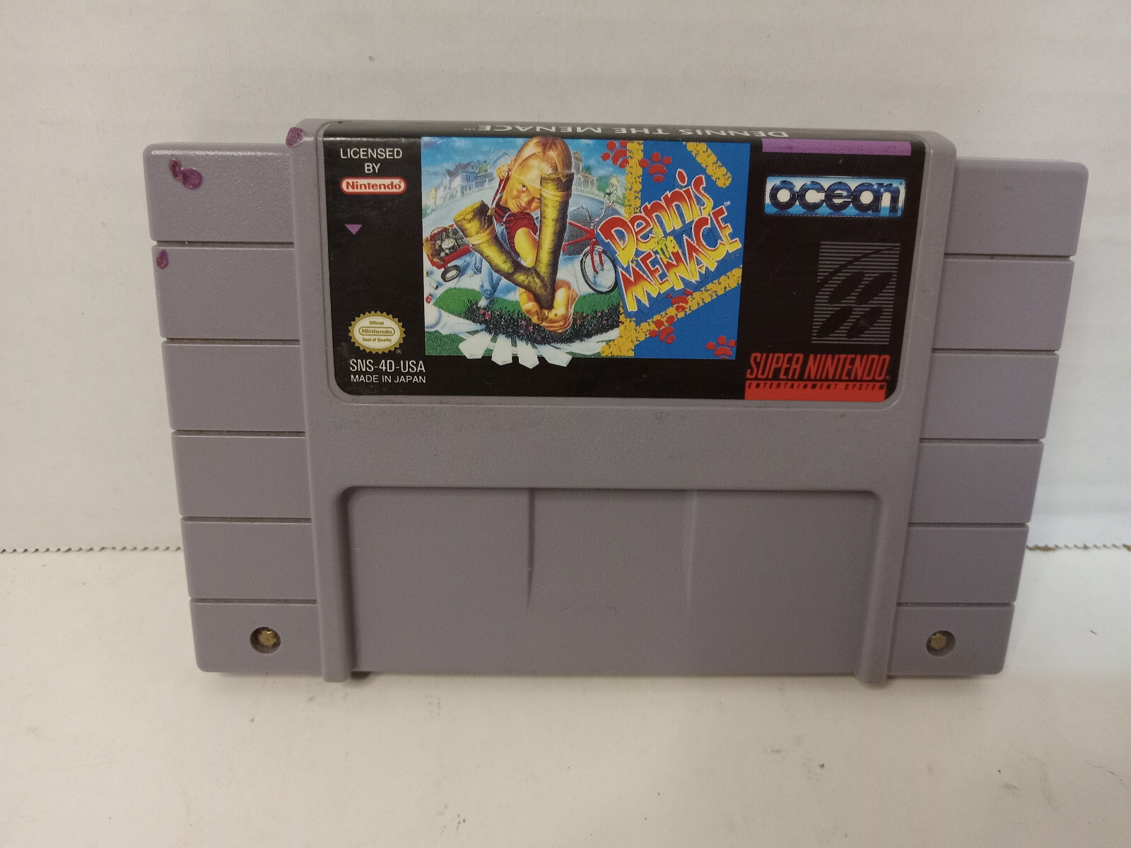 SNES Dennis the Menace Super Nintendo Tested