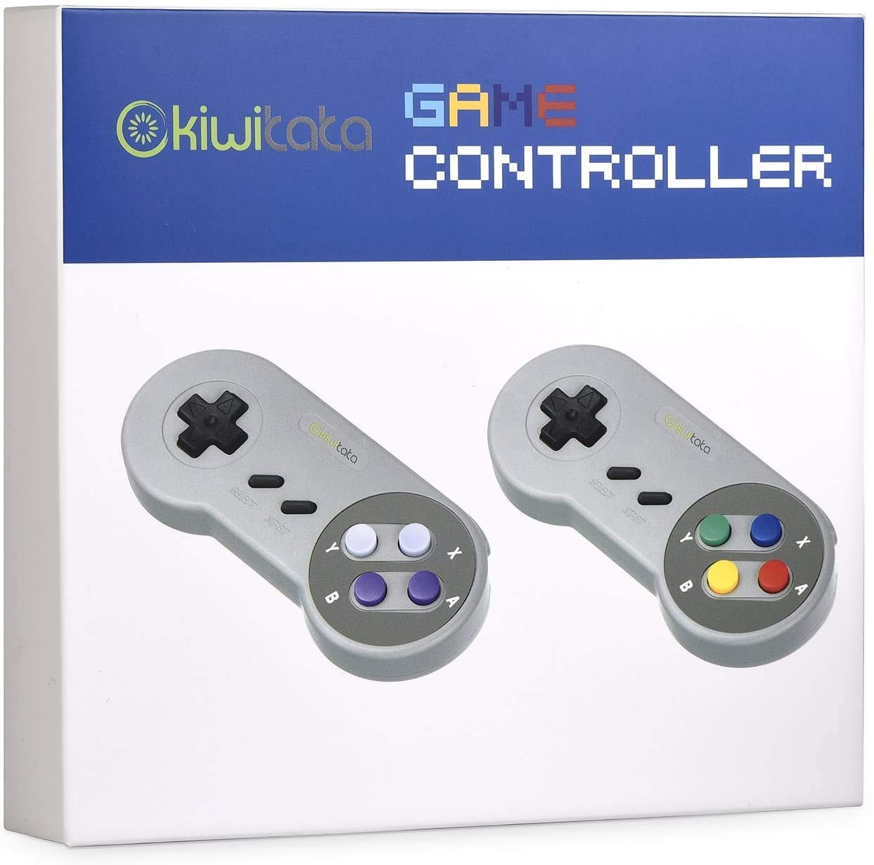 2X Classic SNES USB Controller, Wired, PC, Mac, Raspberry Pi, Retro Gamepad