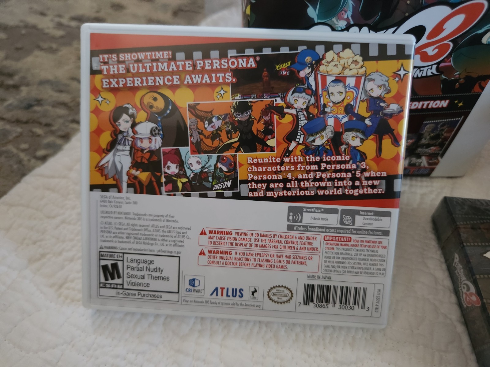 Persona Q2: New Cinema Labyrinth — Premium Edition (Nintendo 3DS, 2019)
