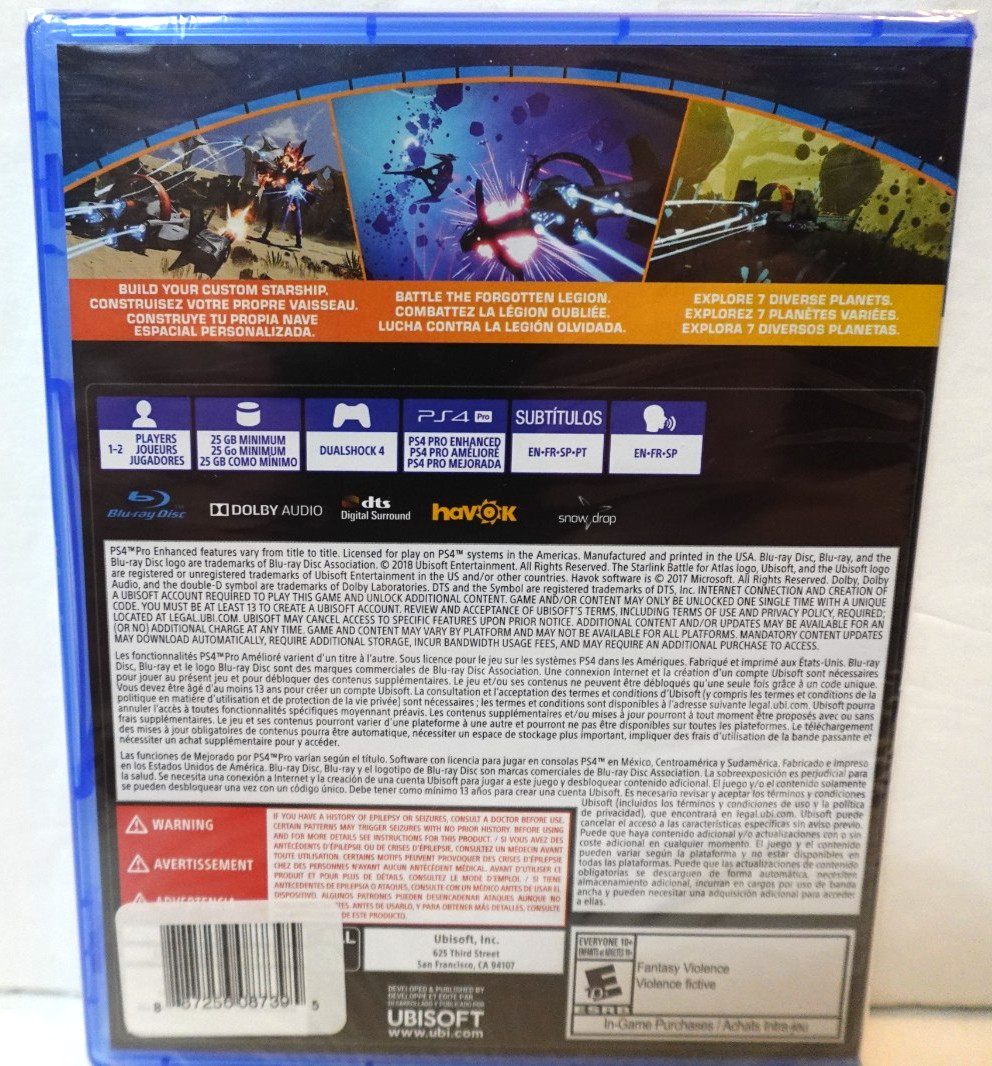 Starlink: Battle for Atlas (Sony Playstation 4) (NEW!)